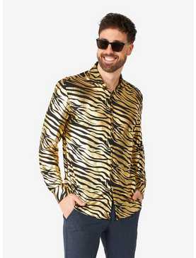 Tiger Shiner Long Sleeve Button-Up Shirt, , hi-res