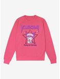Kuromi  Cheeky But Charming French Terry Sweatshirt, HELICONIA HEATHER, hi-res