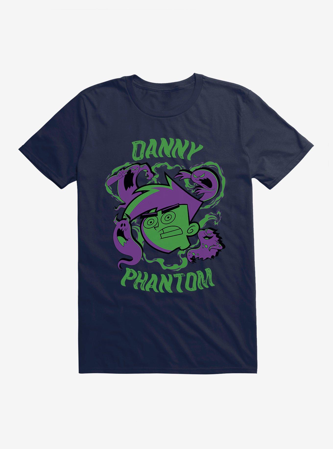 Danny Phantom Ghost Hunting T-Shirt, MIDNIGHT NAVY, hi-res