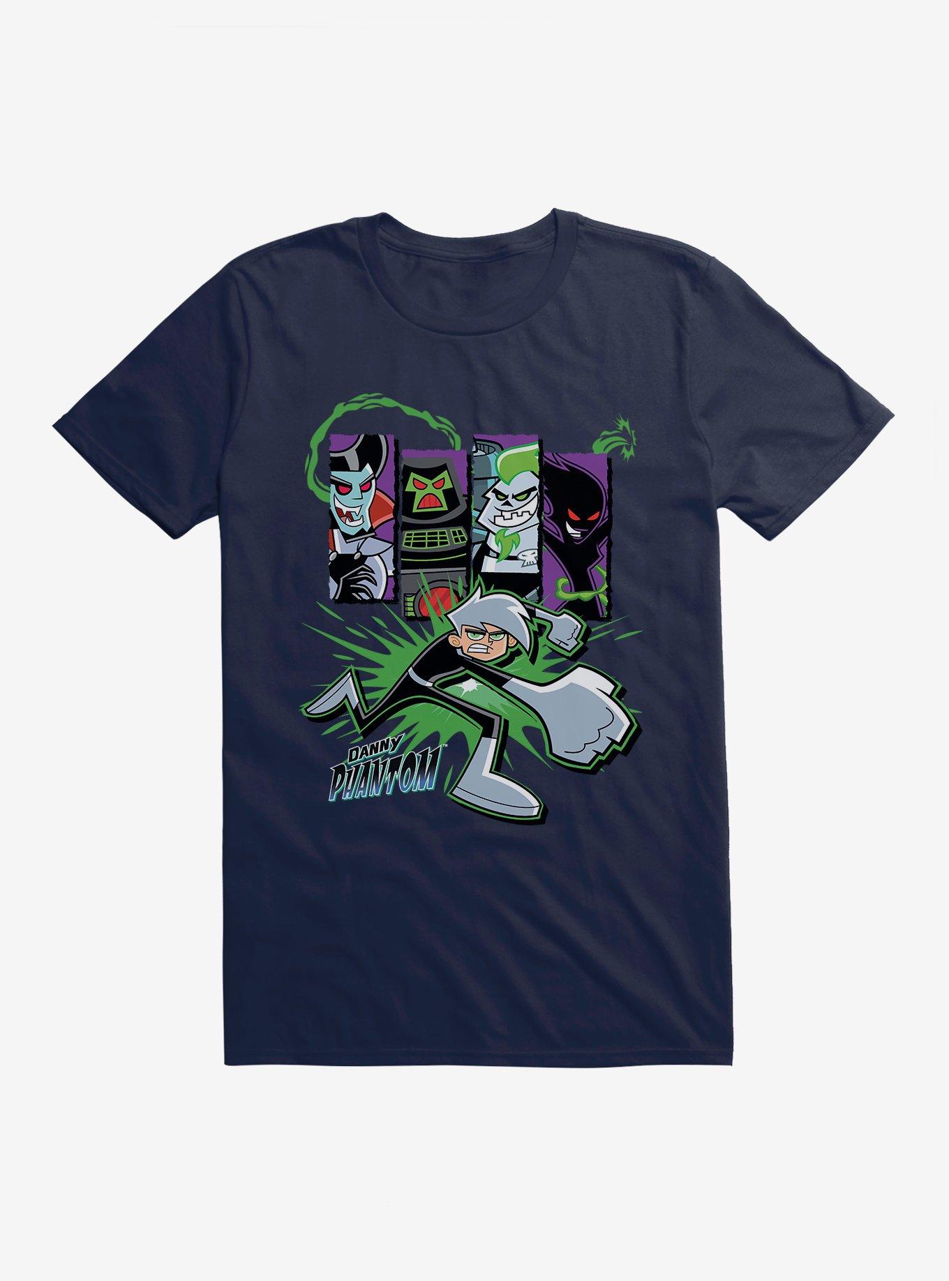 Danny Phantom Group T-Shirt, MIDNIGHT NAVY, hi-res