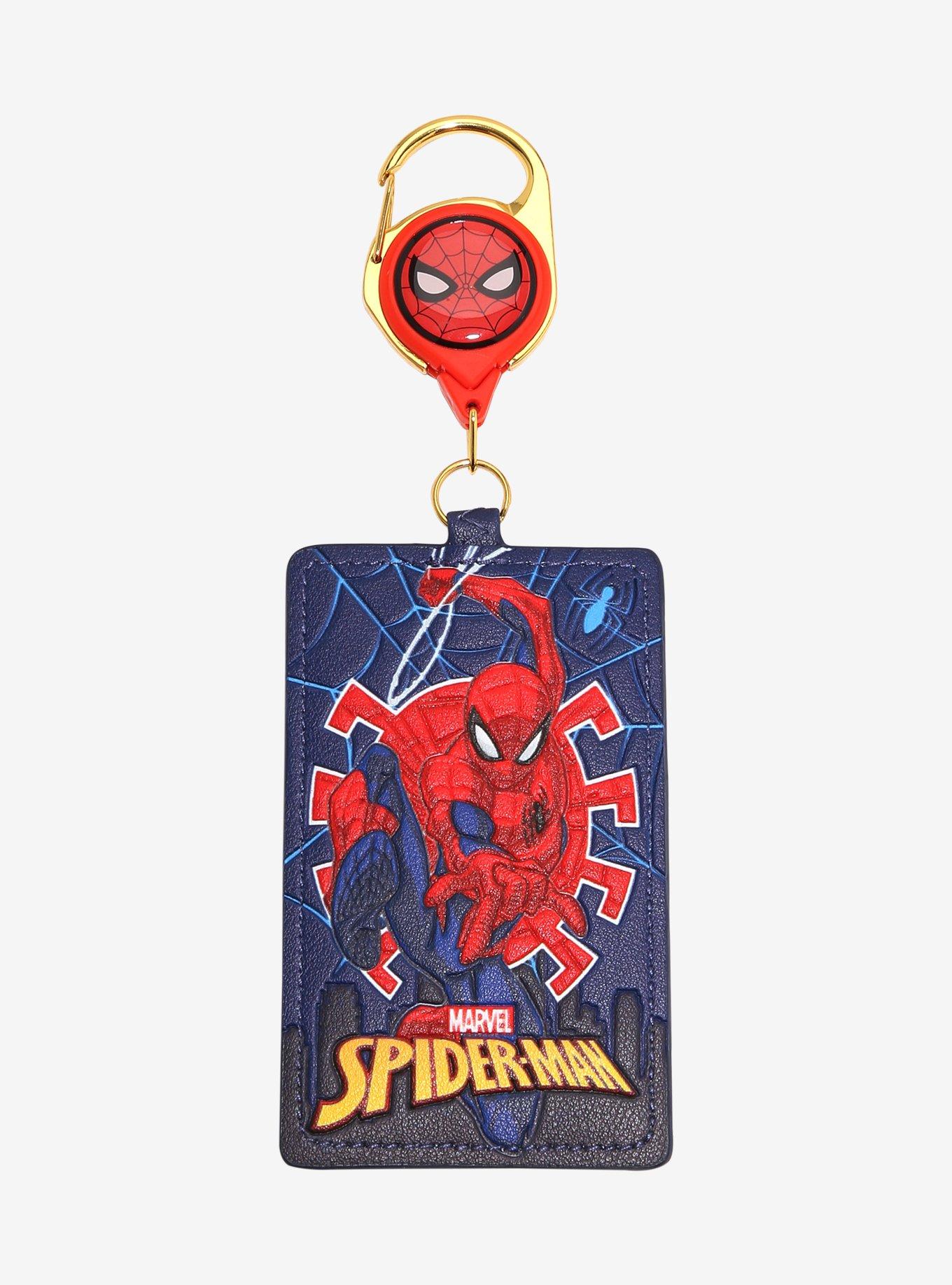 Marvel Spider-Man Swinging Portrait Retractable Lanyard - BoxLunch Exclusive