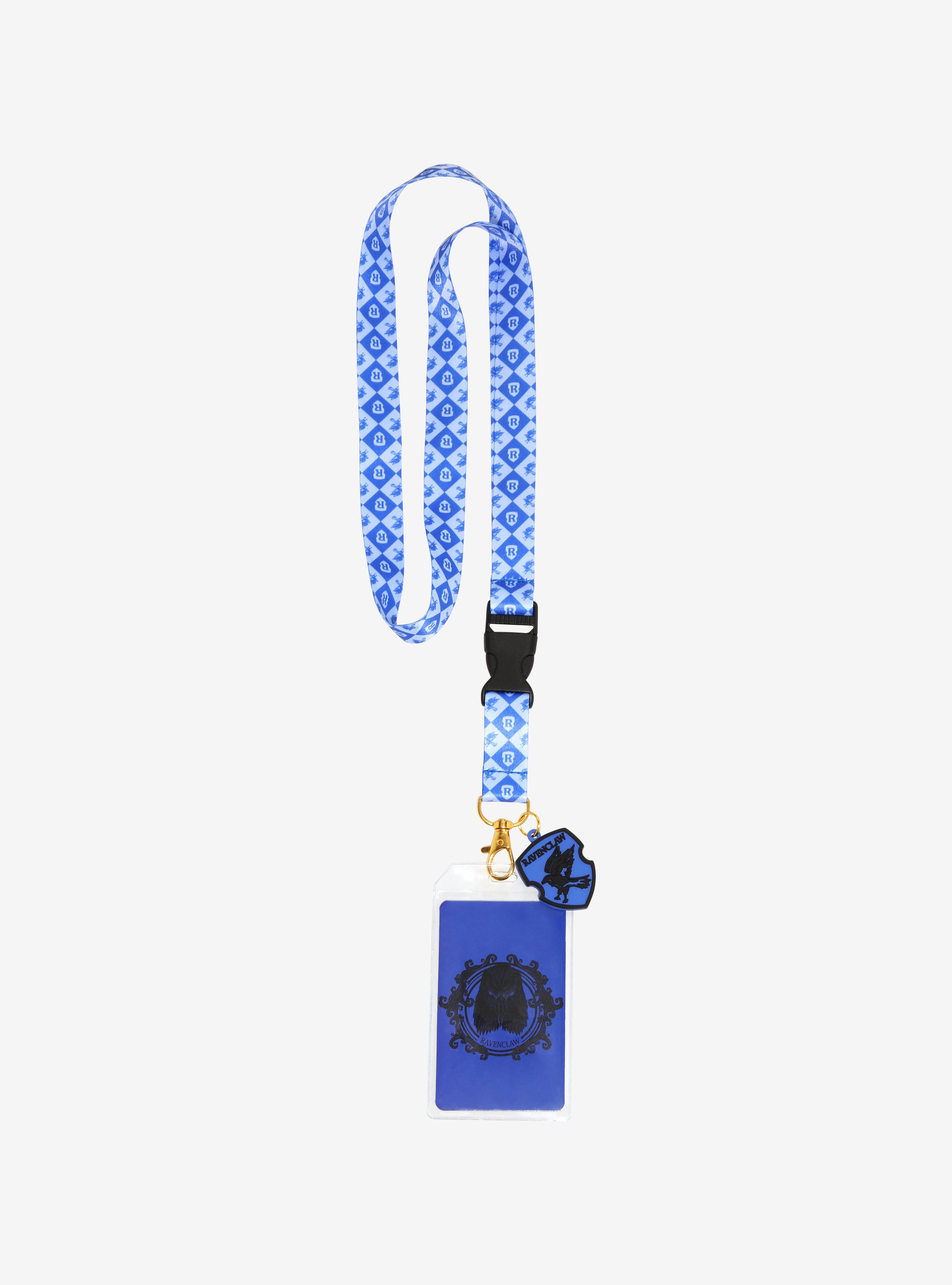 Harry Potter Ravenclaw Crest Allover Print Lanyard - BoxLunch Exclusive