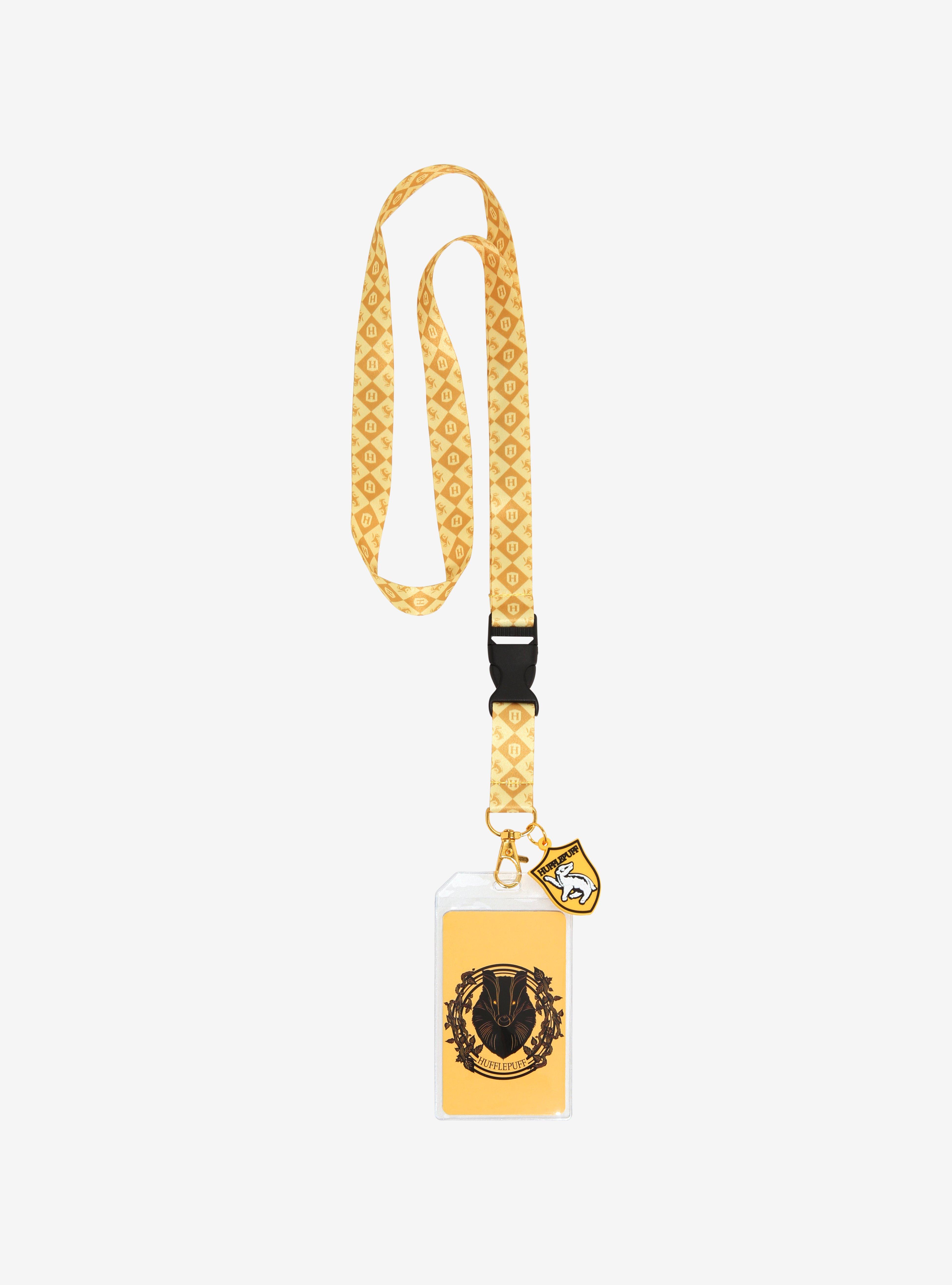 Harry Potter Hufflepuff Charm Lanyard — BoxLunch Exclusive