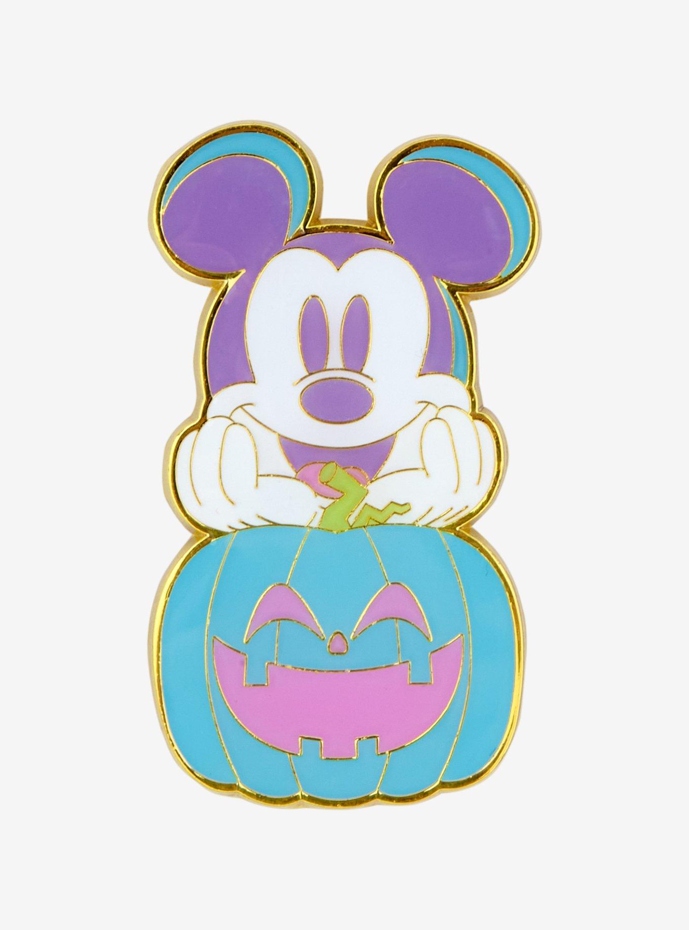 Disney Mickey Mouse Pastel Pumpkin Enamel Pin - BoxLunch Exclusive, , hi-res