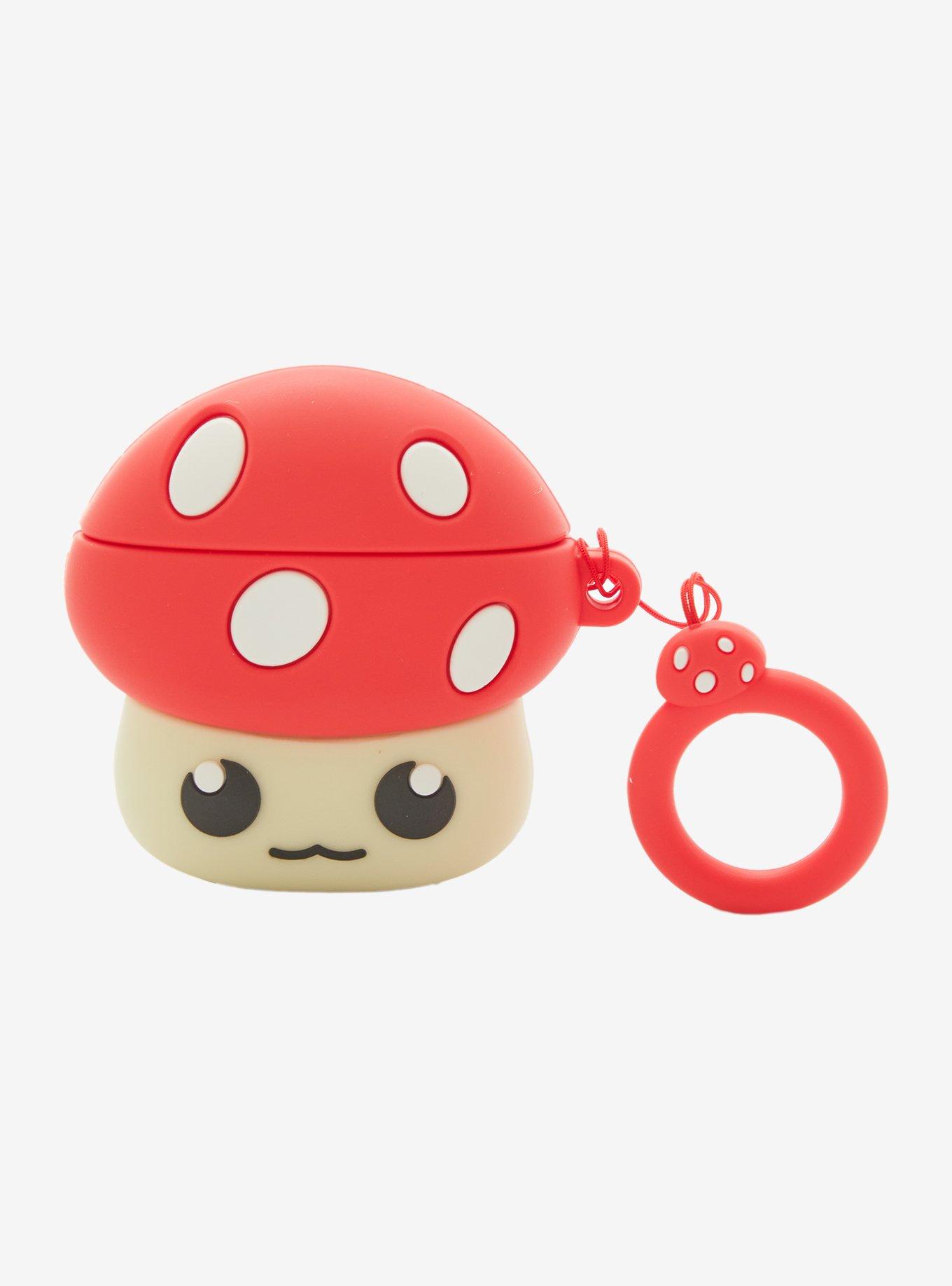 Chibi Mushroom Wireless Earbud Case Cover, , hi-res