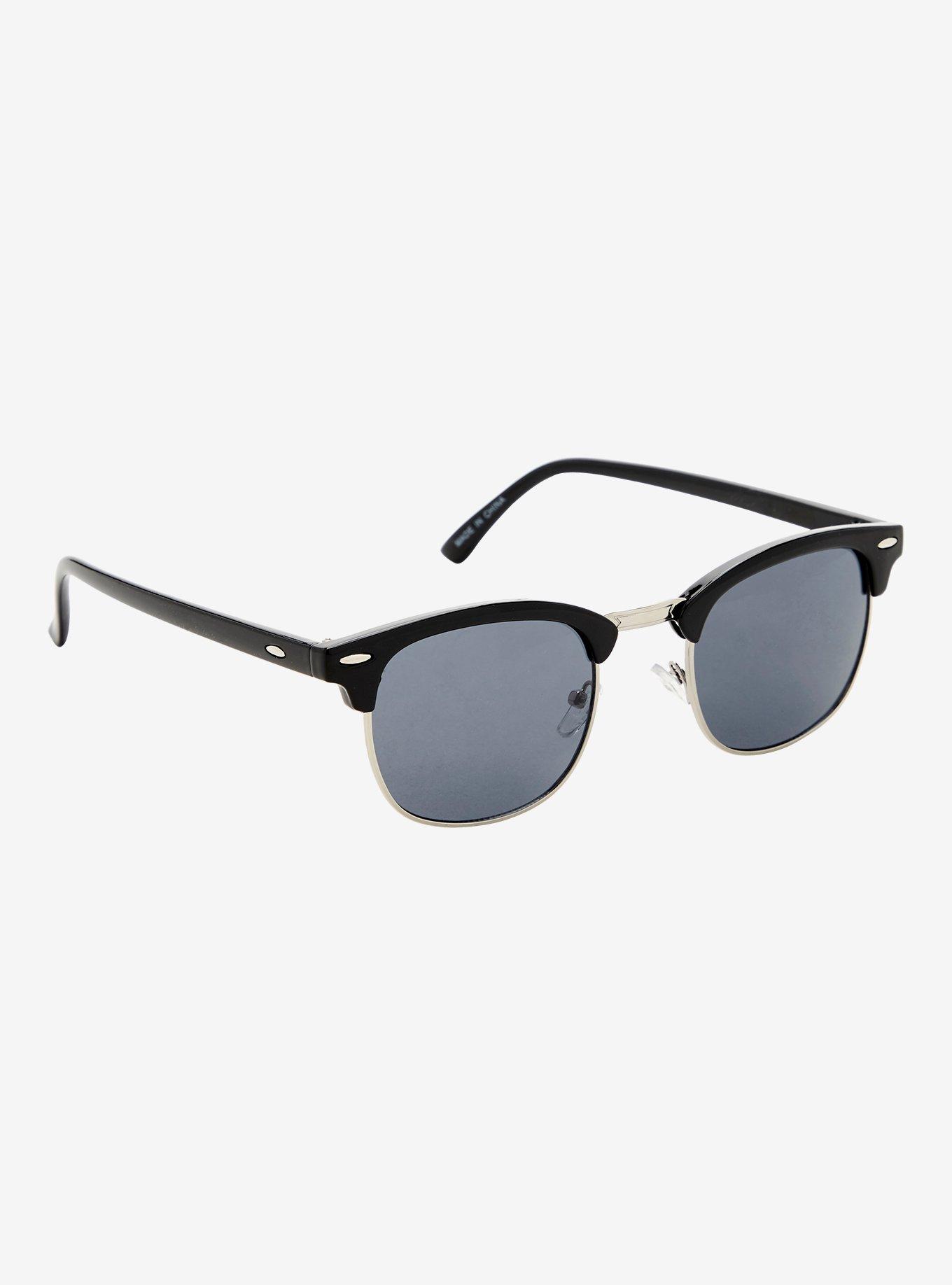 Black Square Sunglasses, , hi-res