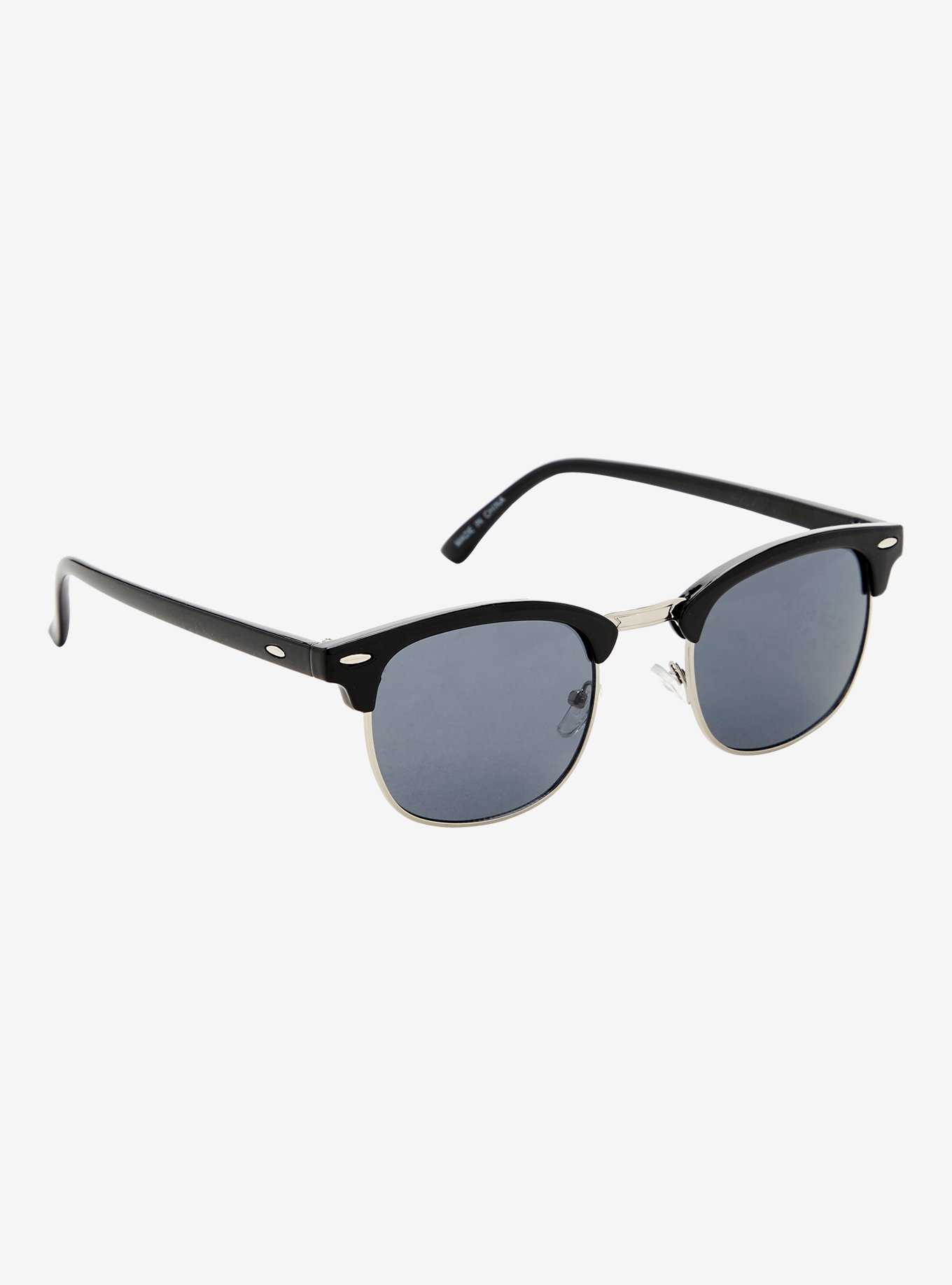 Black Square Sunglasses, , hi-res