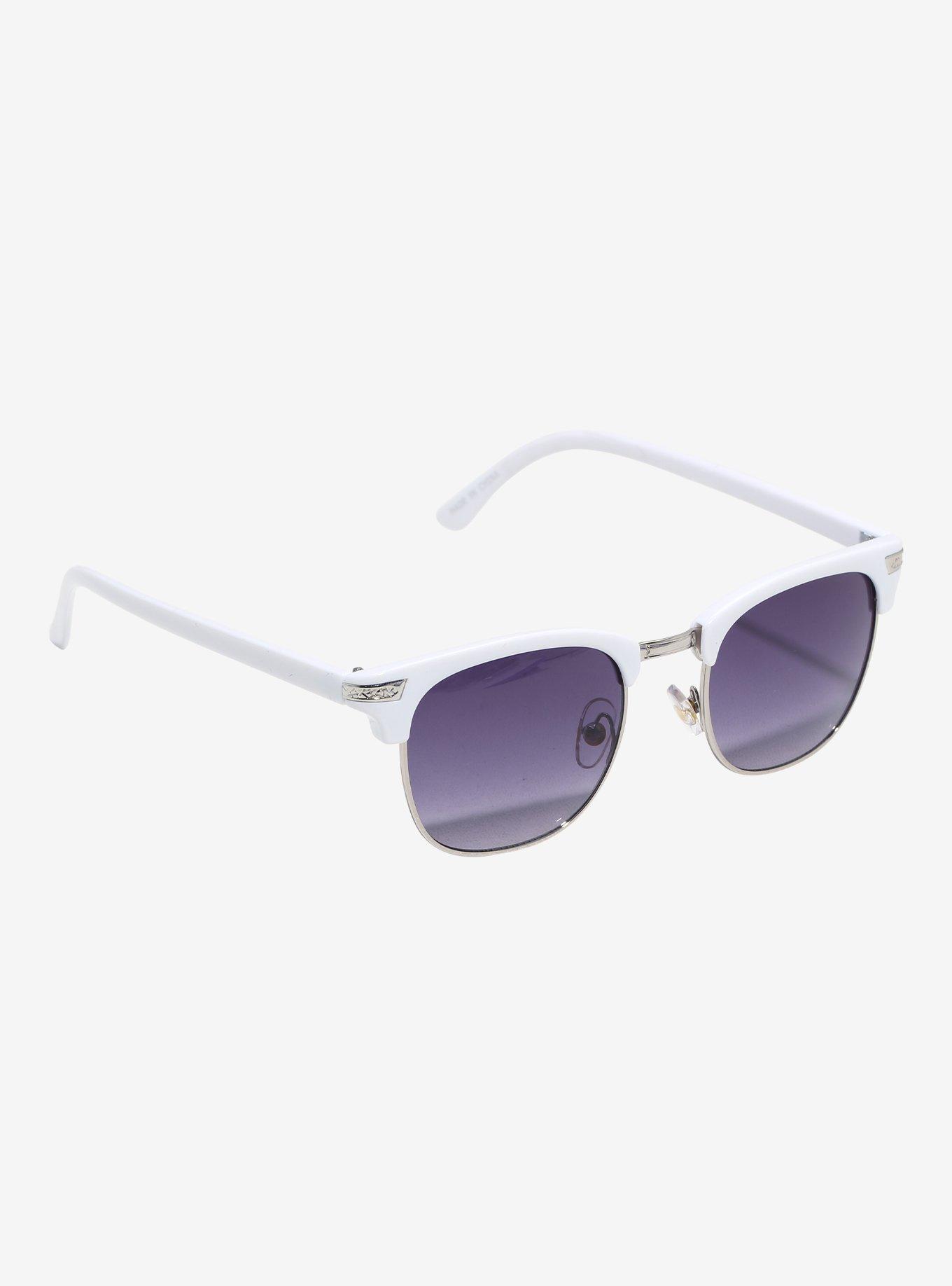 White Square Sunglasses, , hi-res