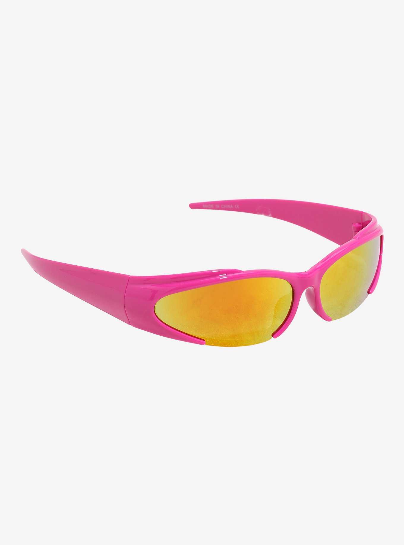 Pink Y2K Sport Sunglasses, , hi-res