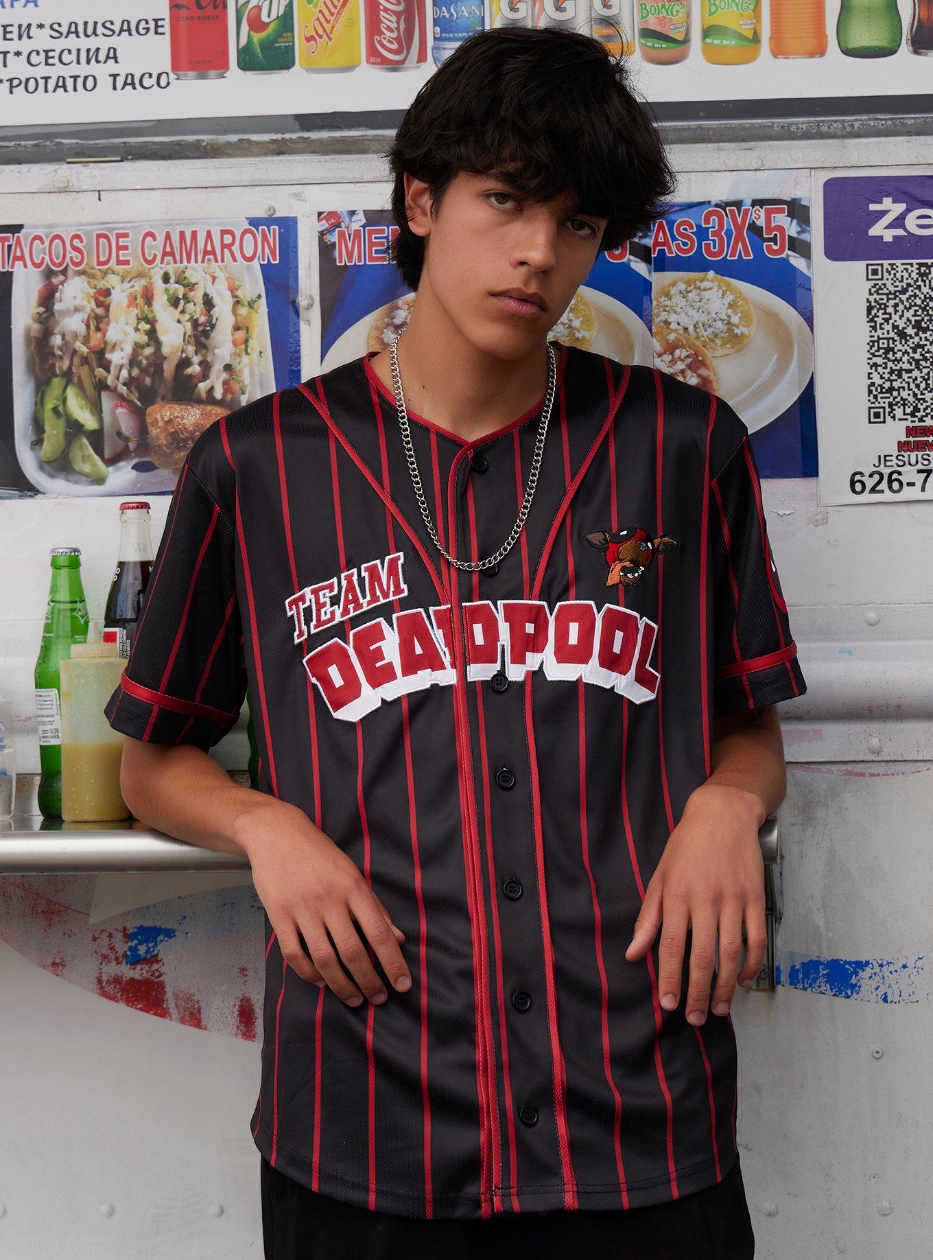 Our Universe Marvel Deadpool & Wolverine Deadpool Baseball Jersey, , hi-res