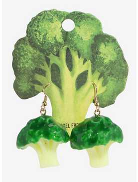 Broccoli Figural Earrings, , hi-res