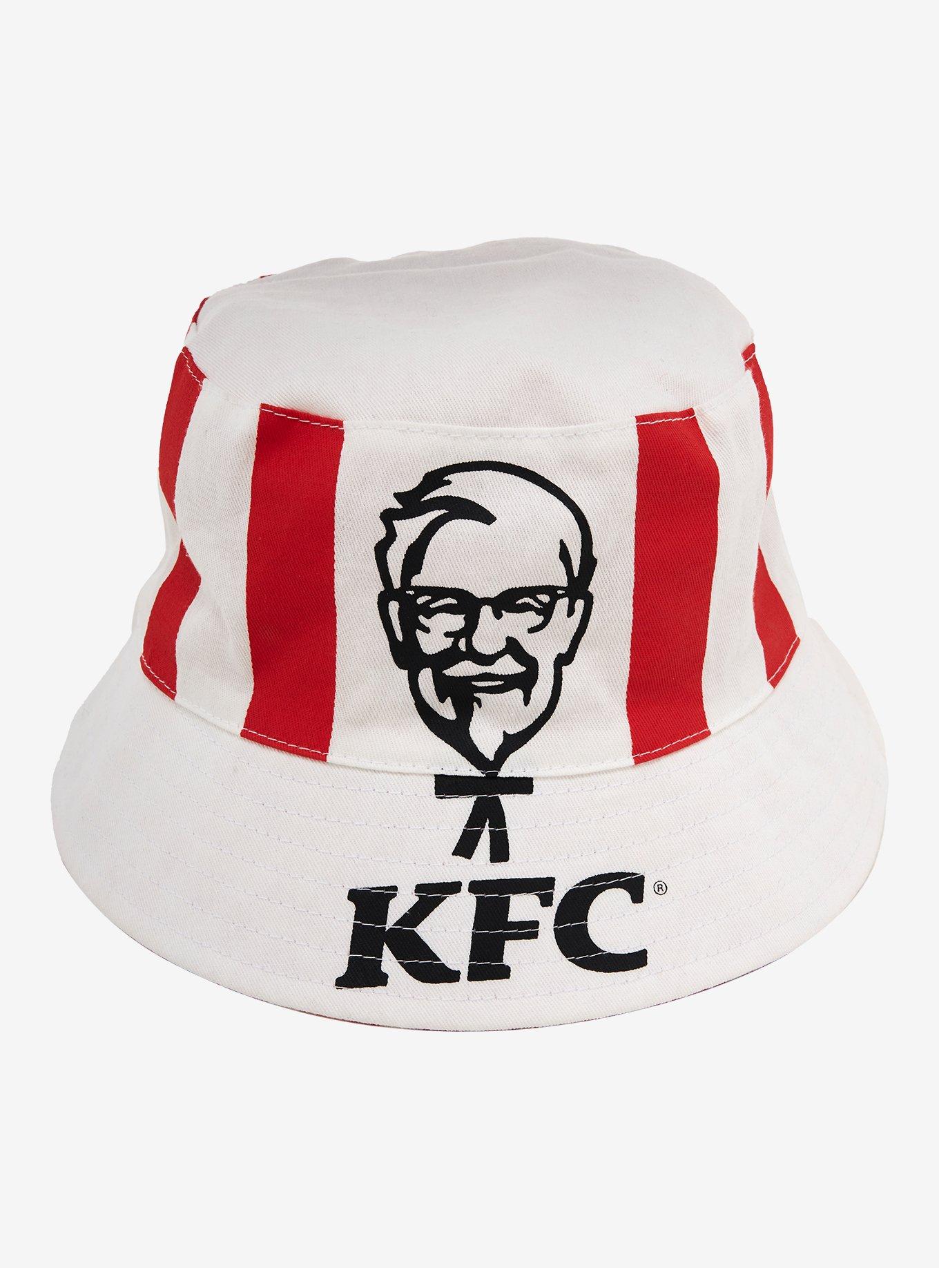 KFC Fried Chicken Checkered Allover Print Reversible Bucket Hat - BoxLunch Exclusive, , hi-res