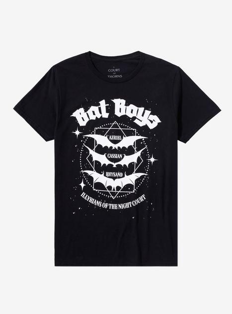 A Court Of Thorns And Roses Bat Boys Names Boyfriend Fit Girls T-shirt 