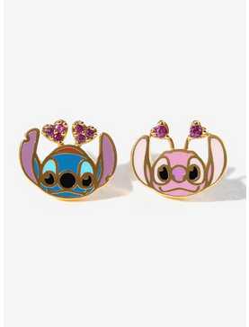 Disney X Girls Crew Lilo & Stitch: The Series Stitch & Angel Mismatch Stud Earrings, , hi-res