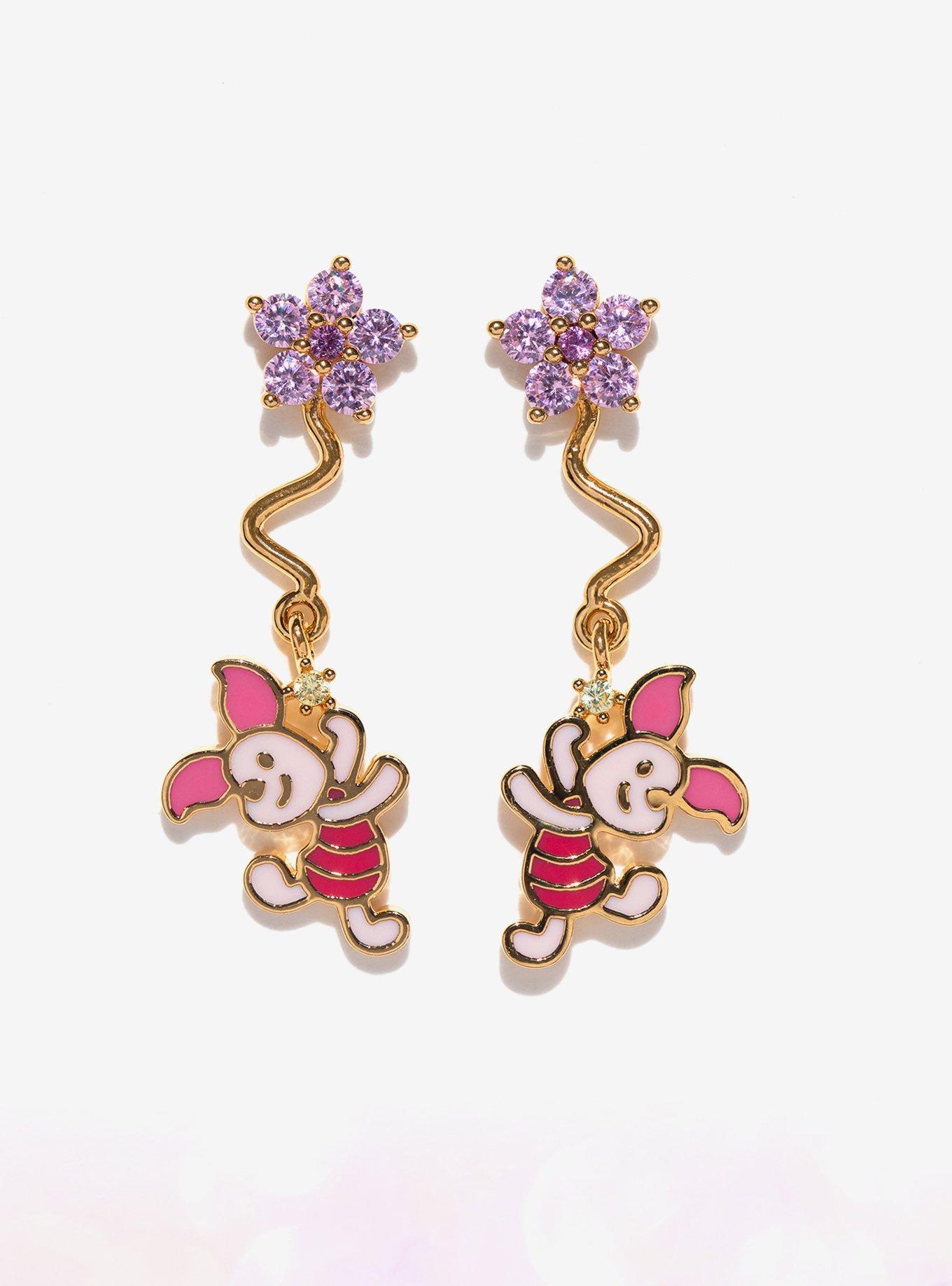 Disney X Girls Crew Piglet Drop Earrings, , hi-res