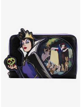Loungefly Disney Snow White And The Seven Dwarfs Evil Queen Zipper Wallet, , hi-res