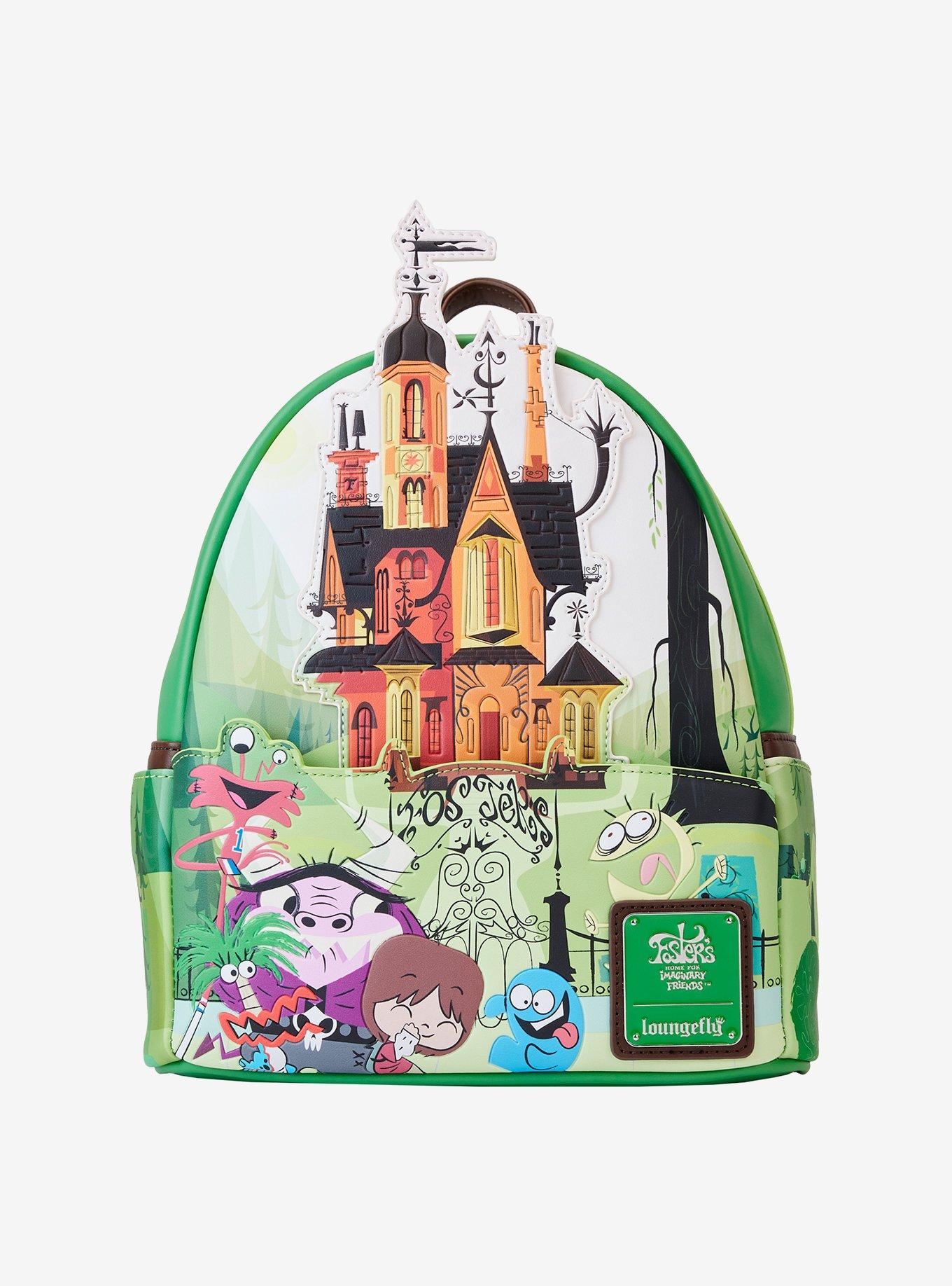 【Lounge Fly】Foster’s  for Friends House Mini Backpack Loungefly Cartoon Network Fosters Home For Imaginary Friends