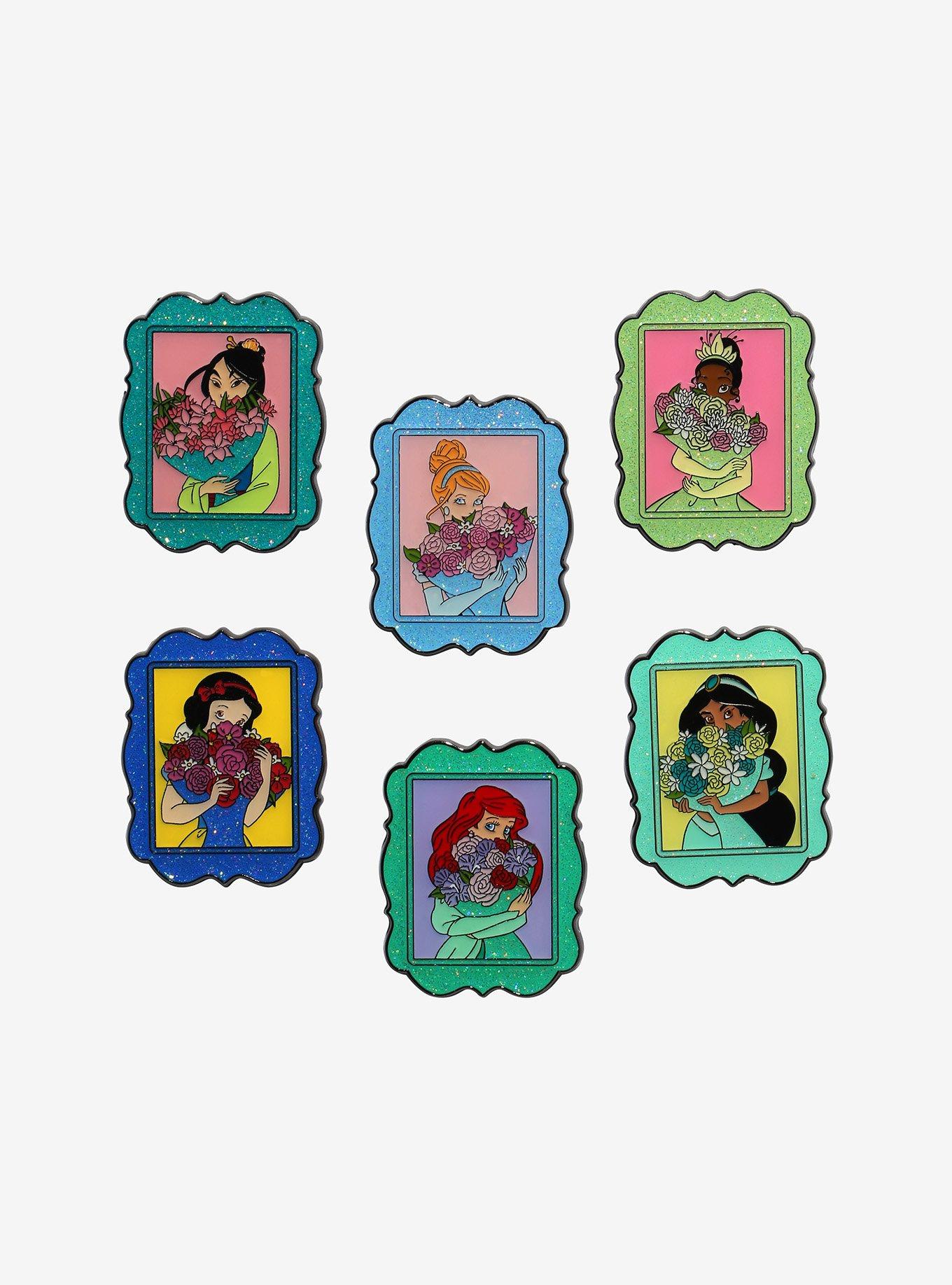 Loungefly Disney Princess Bouquets Blind Box Enamel Pin, , hi-res