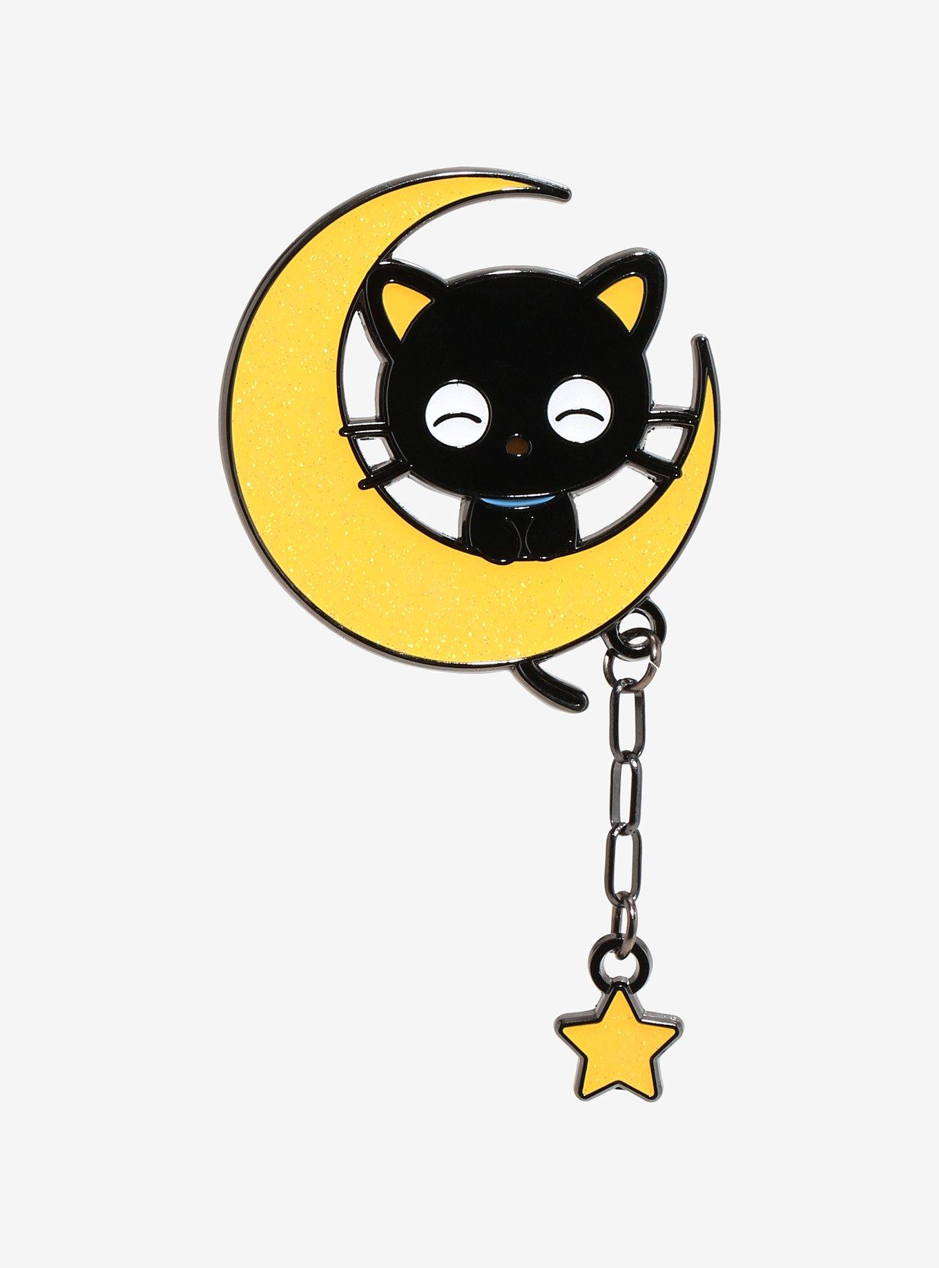 Loungefly Chococat Glow-In-The-Dark Moon Enamel Pin, , hi-res