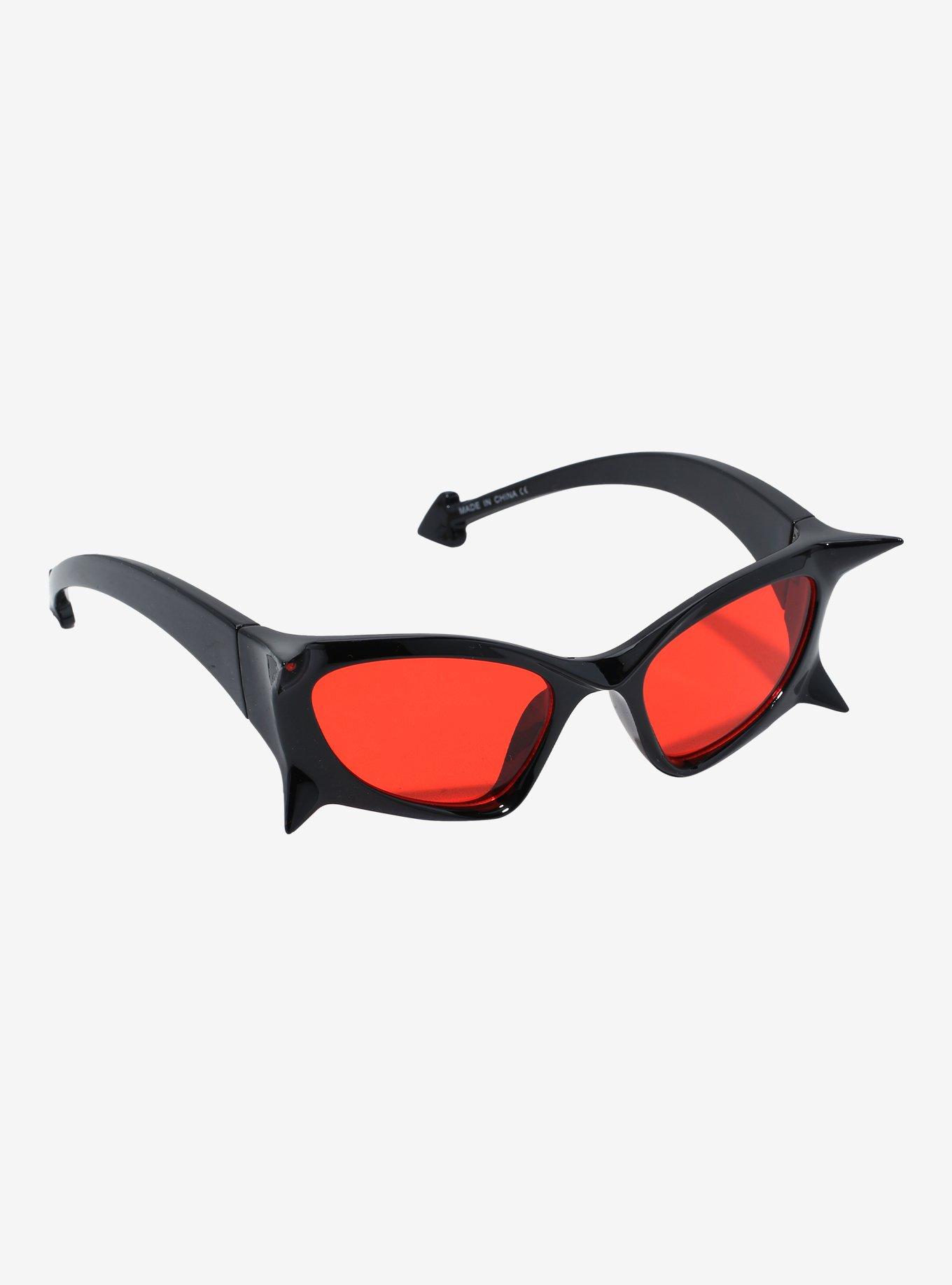 Black Spike Sunglasses, , hi-res