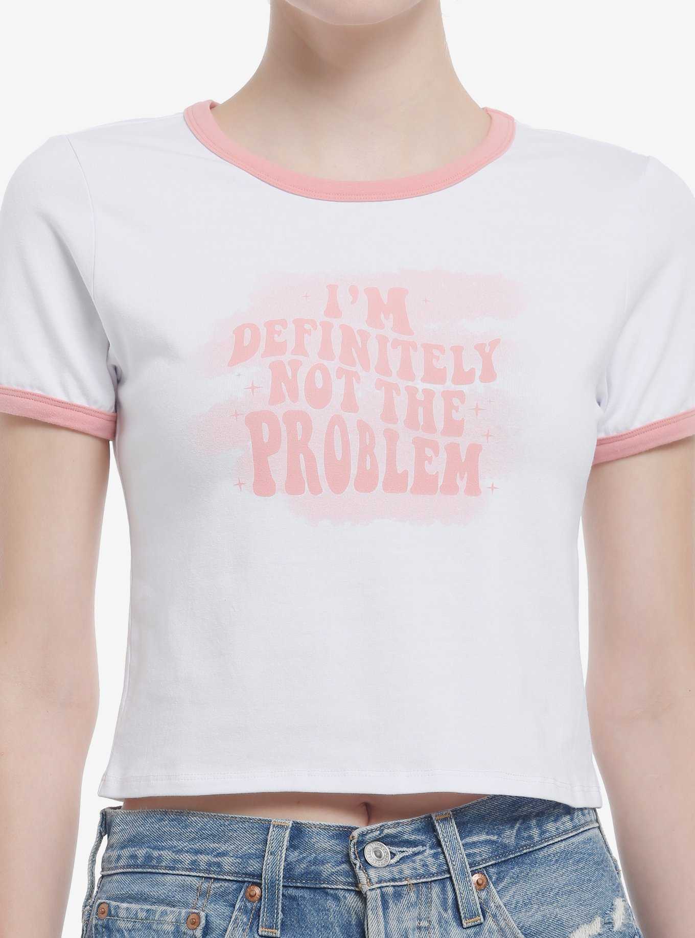 T-shirt For Girls Summer Teens Crop Tops Pearl Lace Short Tee
