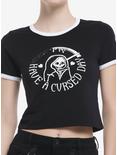 Have A Cursed Day Ringer Girls Baby T-Shirt, , hi-res
