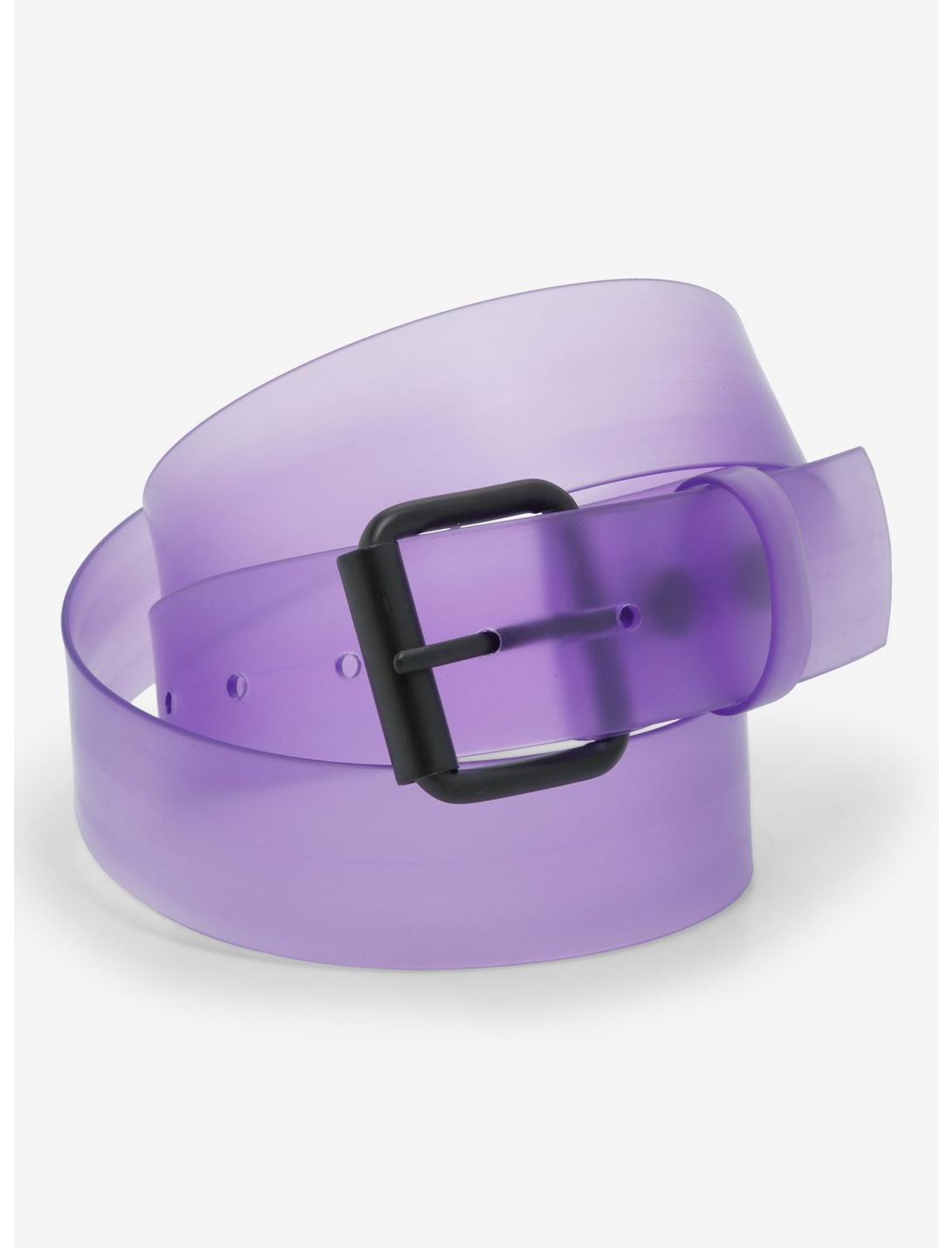 Purple Jelly Clear Belt, MULTI, hi-res
