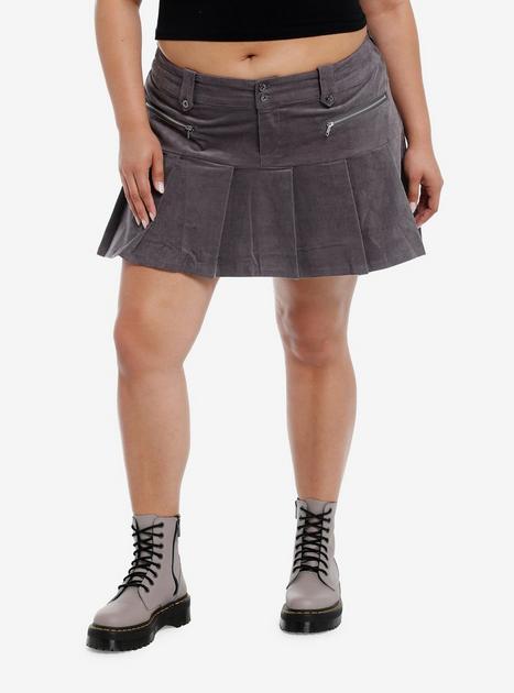 【in a row】Corduroy Pleated Skirt 31960266_hi?h=630