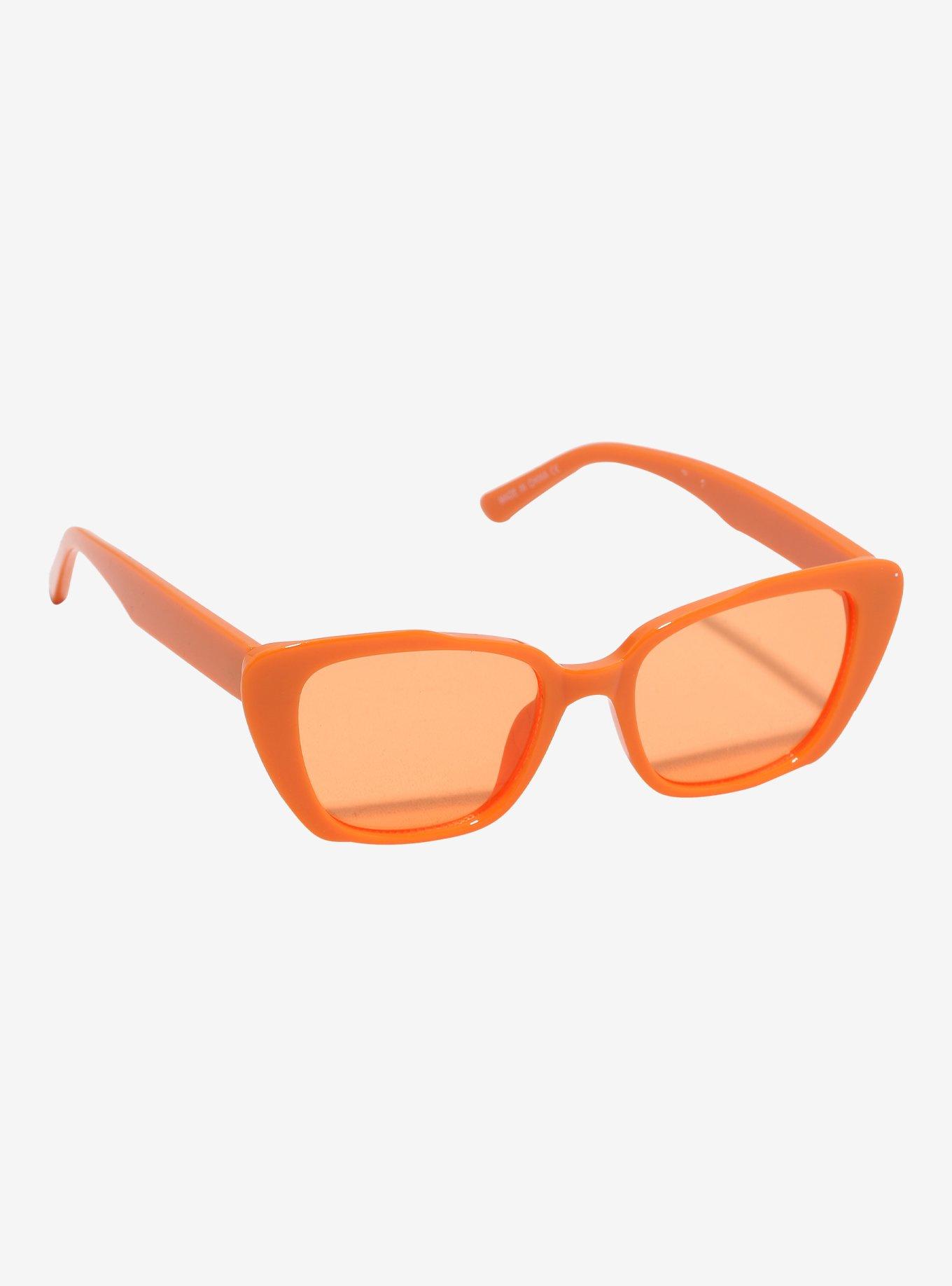 Summer Orange Cat-Eye Sunglasses and Pouch 6_f8878386-f09b-41ef-a892-  main image 4