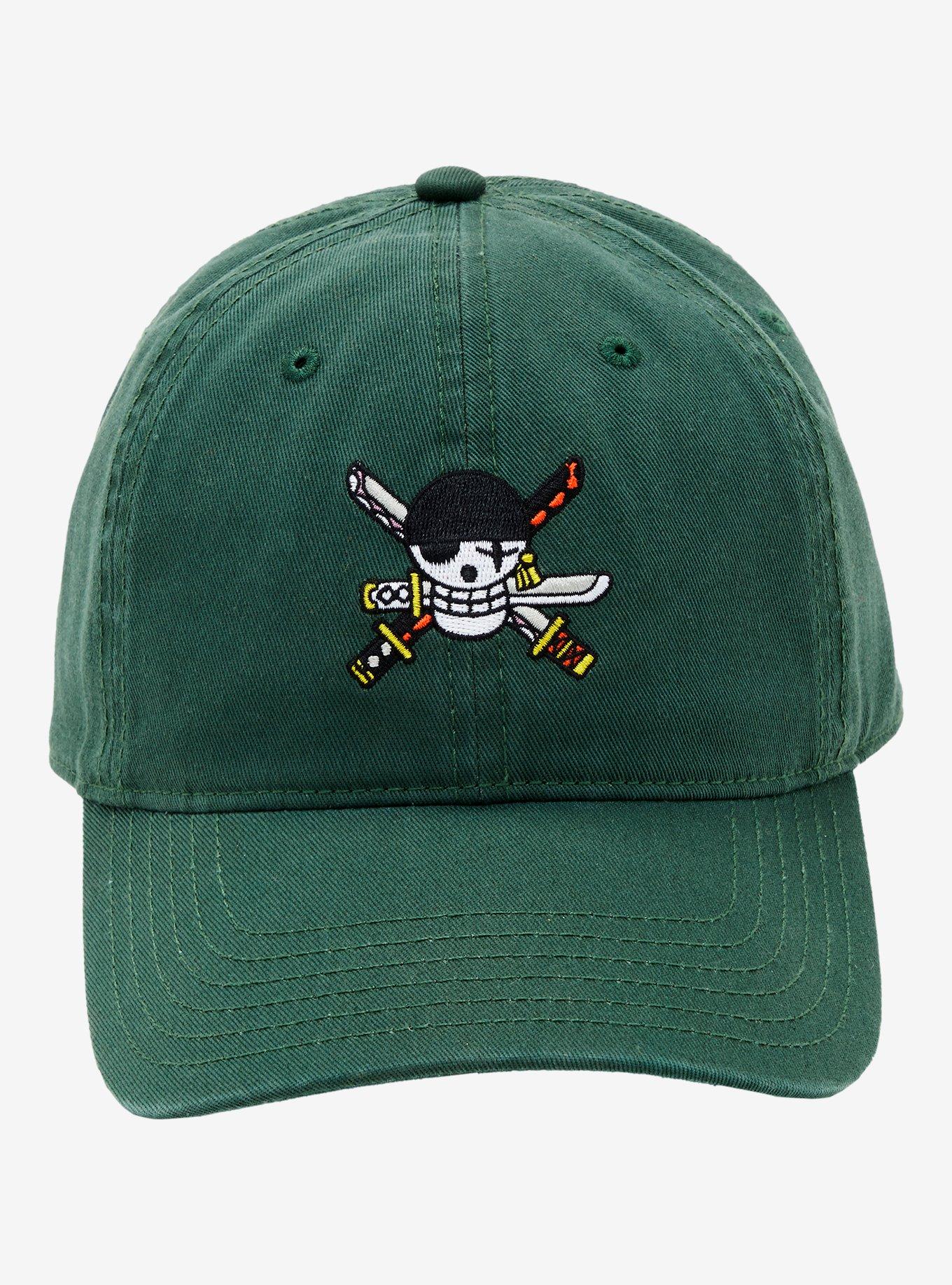 One Piece Zoro Jolly Roger Ball Cap — BoxLunch Exclusive, , hi-res