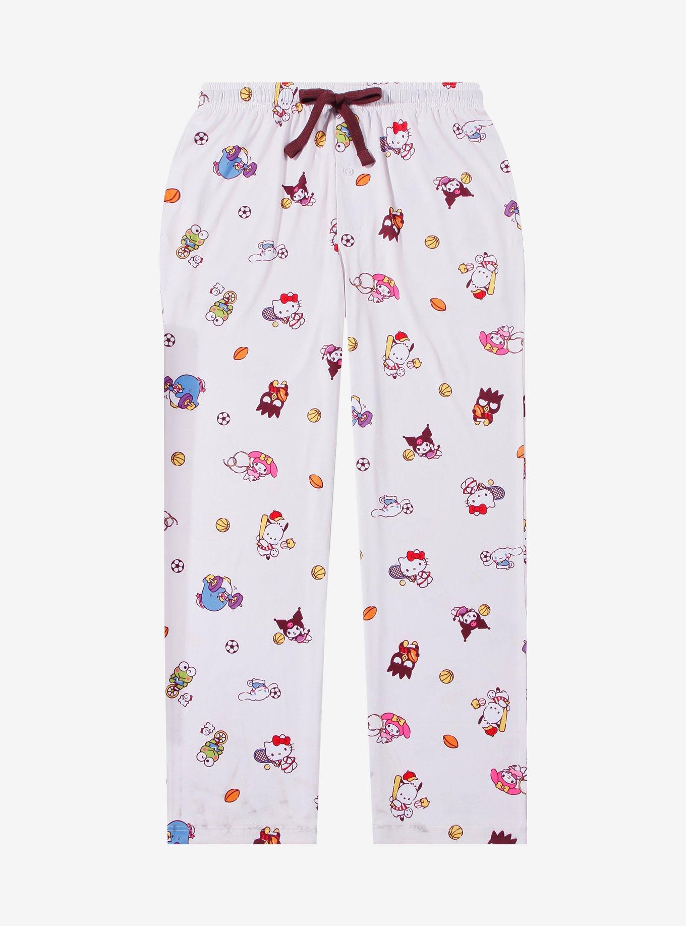 Sanrio Hello Kitty and Friends Sporty Allover Print Sleep Pants — BoxLunch Exclusive, , hi-res