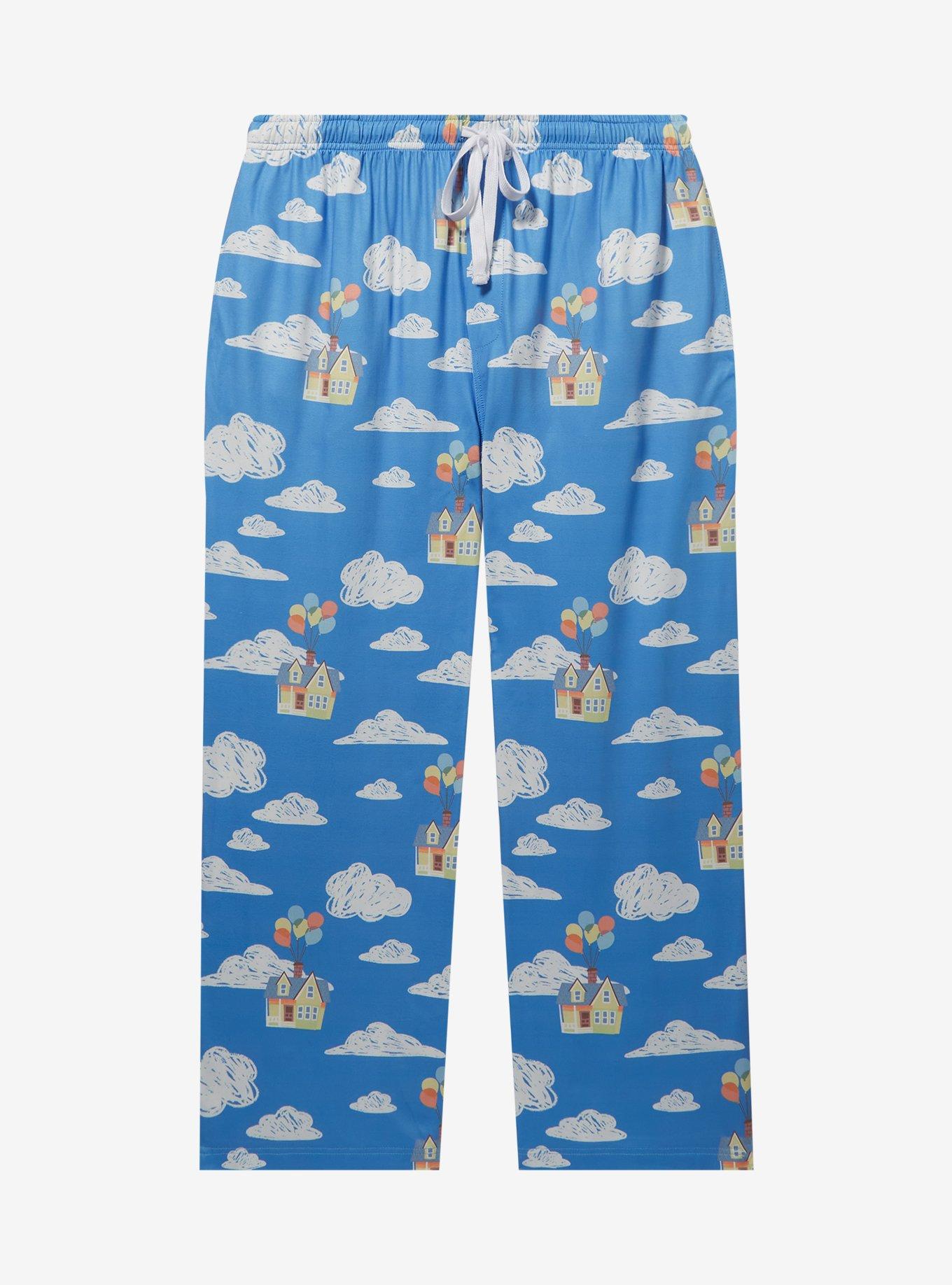 Disney Pixar Up House Sky Allover Print Women's Plus Sleep Pants — BoxLunch Exclusive