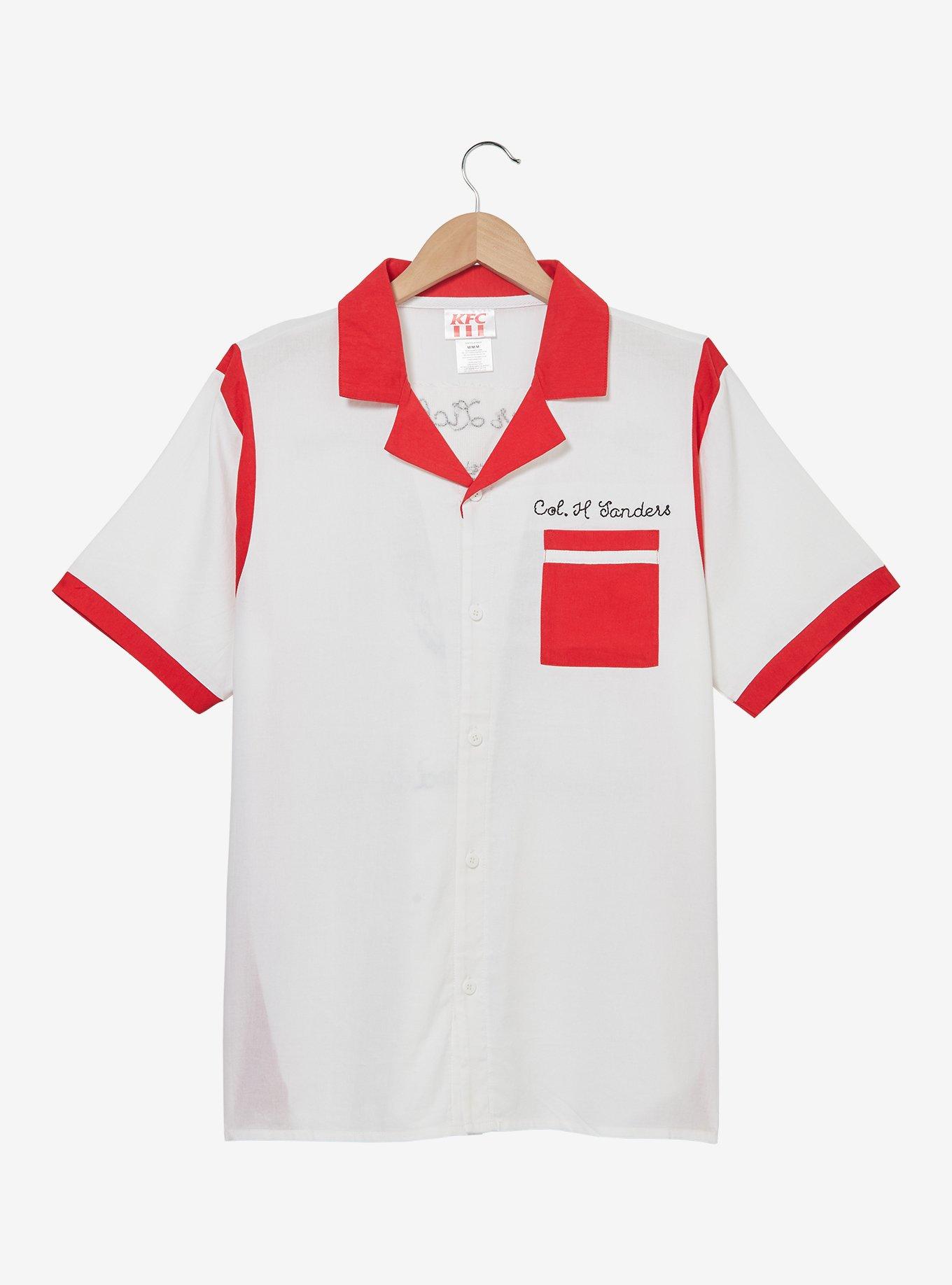 KFC Colonel Sanders Color Block Woven Button-Up - BoxLunch Exclusive, , hi-res