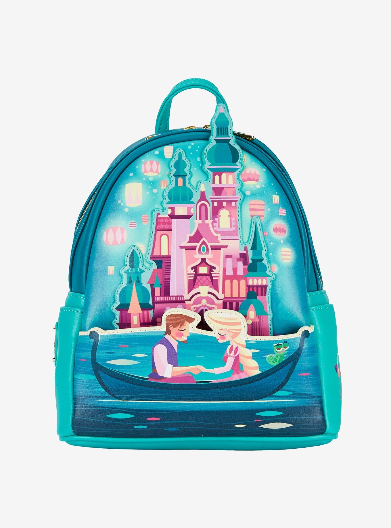 Loungefly Disney Tangled Rapunzel Castle Glow-In-The-Dark Mini Backpack, , hi-res