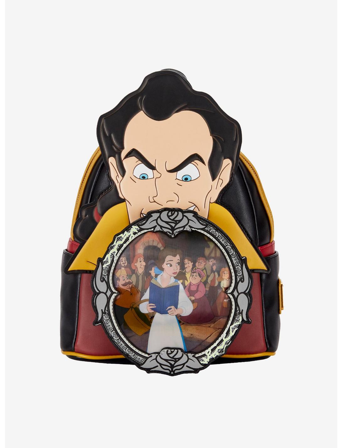 Loungefly Disney Beauty And The Beast Gaston Mirror Scene Mini Backpack, , hi-res