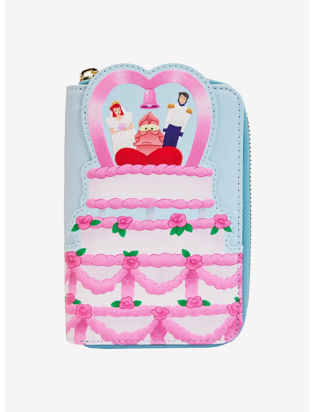 Loungefly Disney The Little Mermaid Wedding Cake Zipper Wallet, , hi-res