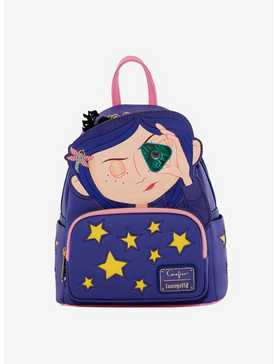 Loungefly Coraline Stars Glow-In-The-Dark Mini Backpack, , hi-res