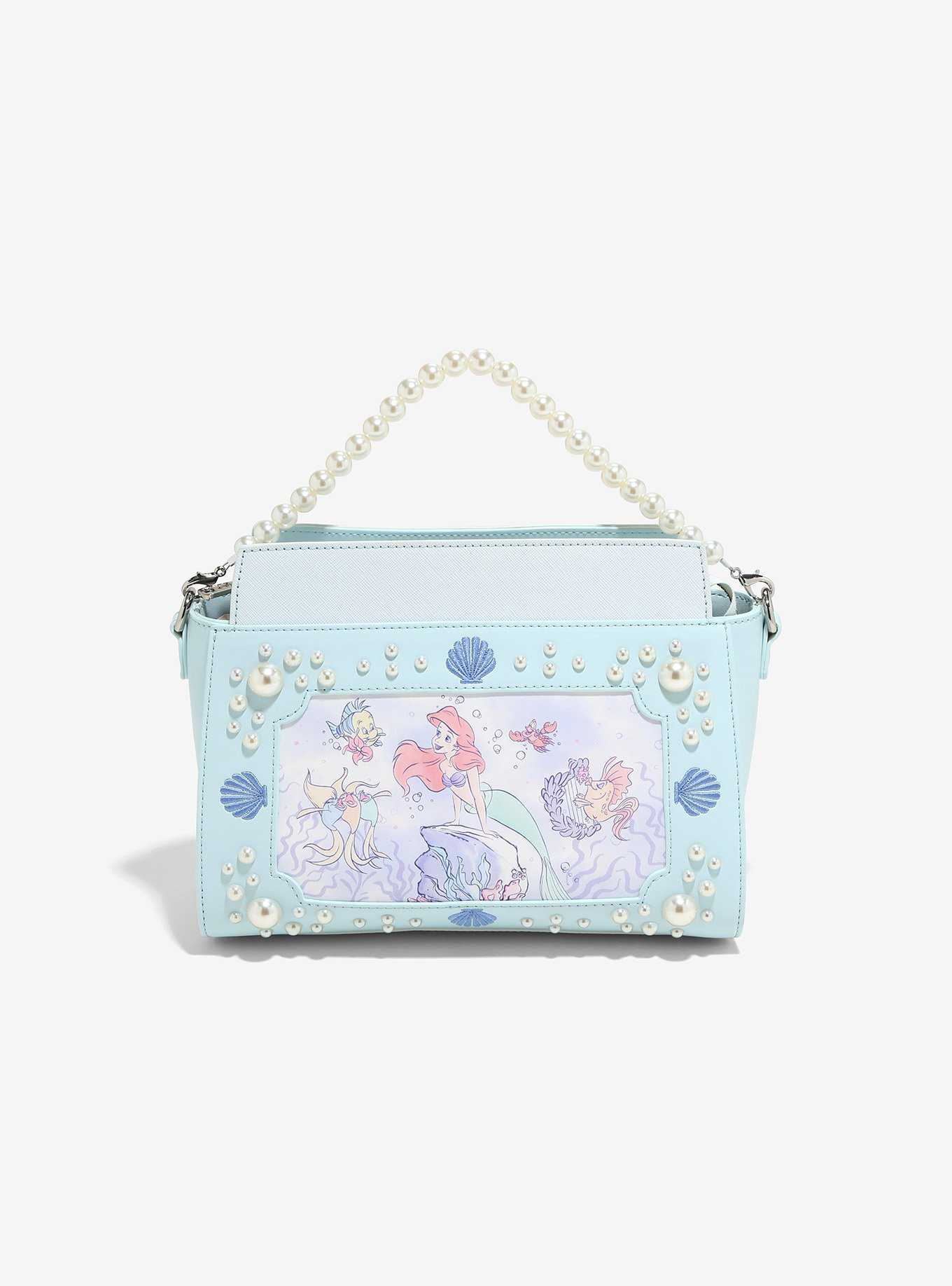 Loungefly Disney The Little Mermaid Ariel Pearl Portrait Crossbody Bag - BoxLunch Exclusive, , hi-res