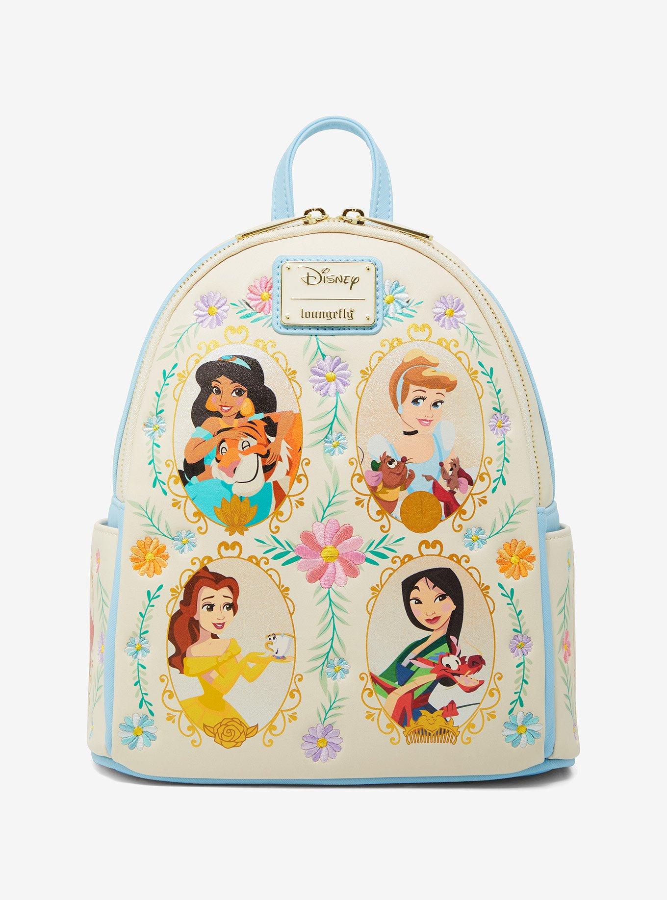 Loungefly Disney Princess Frame Glitter Mini Backpack — BoxLunch Exclusive, , hi-res