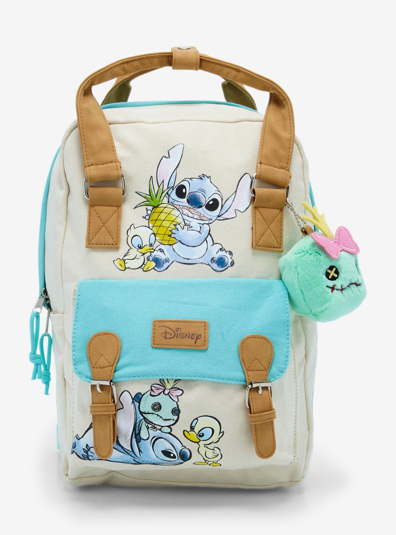 Disney Lilo & Stitch Duckling, Scrump, & Stitch Buckle Backpack — BoxLunch Exclusive, , hi-res