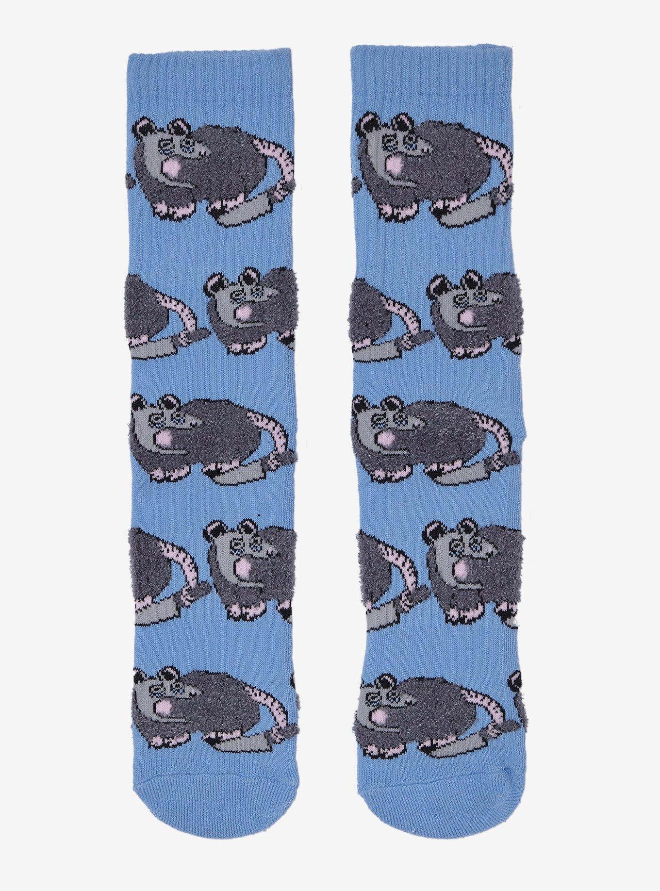 Possum With Knife Crew Socks, , hi-res