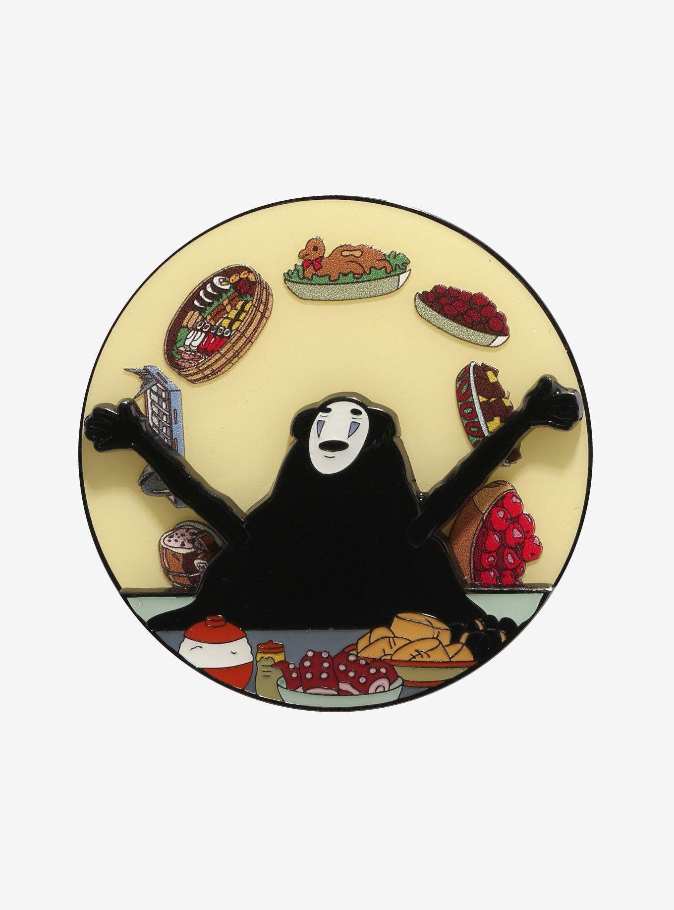 Loungefly Studio Ghibli® Spirited Away No-Face Food Spinner Enamel Pin, , hi-res