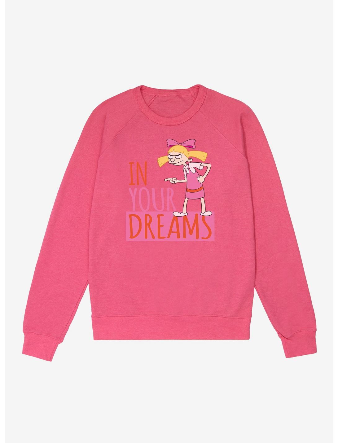 Hey Arnold! In Your Dreams French Terry Sweatshirt, HELICONIA HEATHER, hi-res