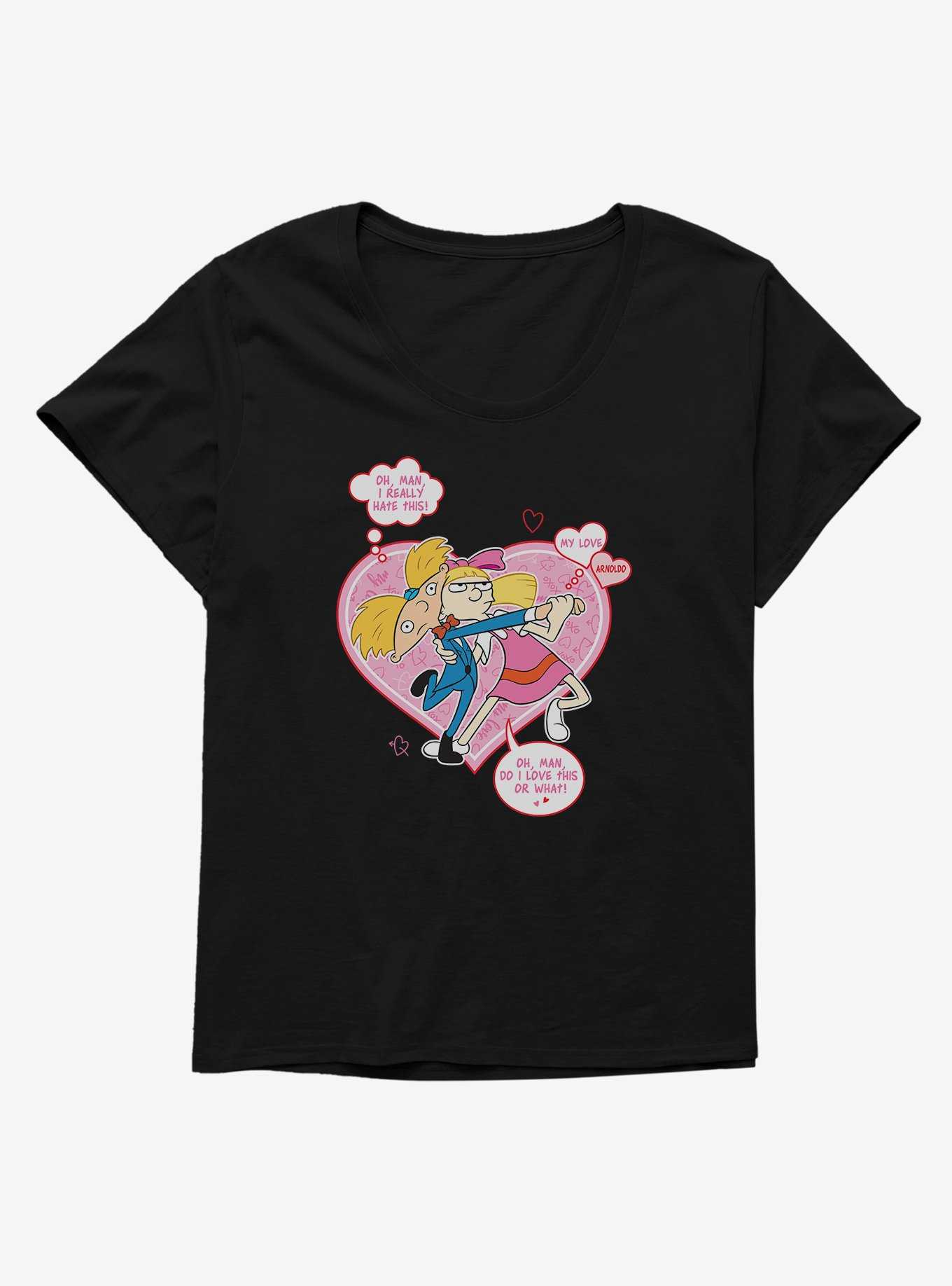 Hey Arnold! Arnold And Helga Tango Womens T-Shirt Plus Size, , hi-res