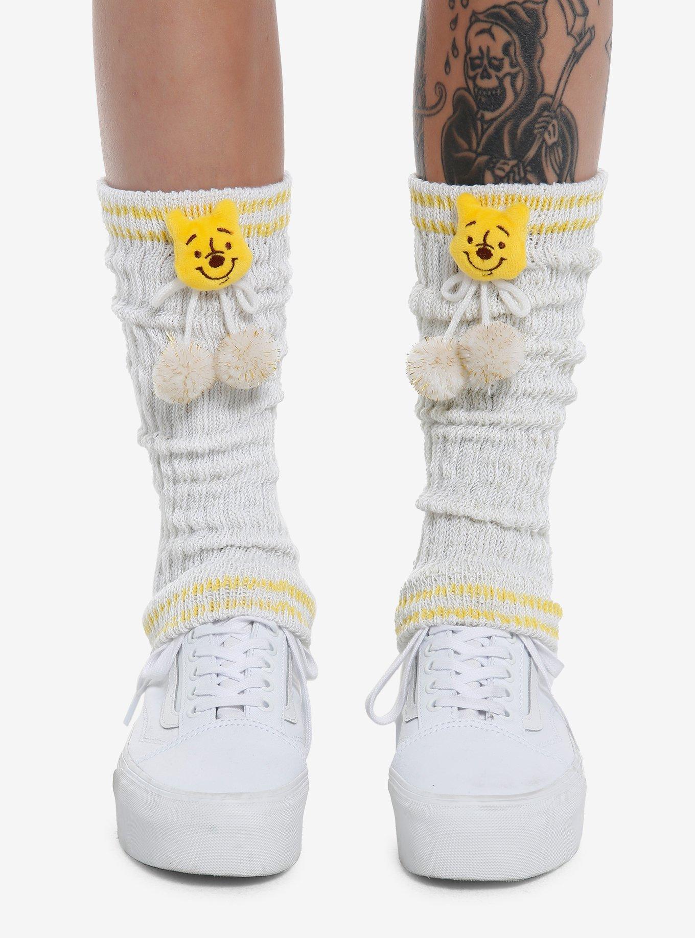 Disney Winnie The Pooh Plush Leg Warmers, , hi-res