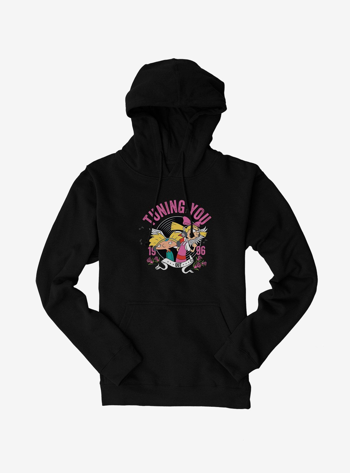 Hey Arnold! Tuning You Out 1996 Hoodie, , hi-res