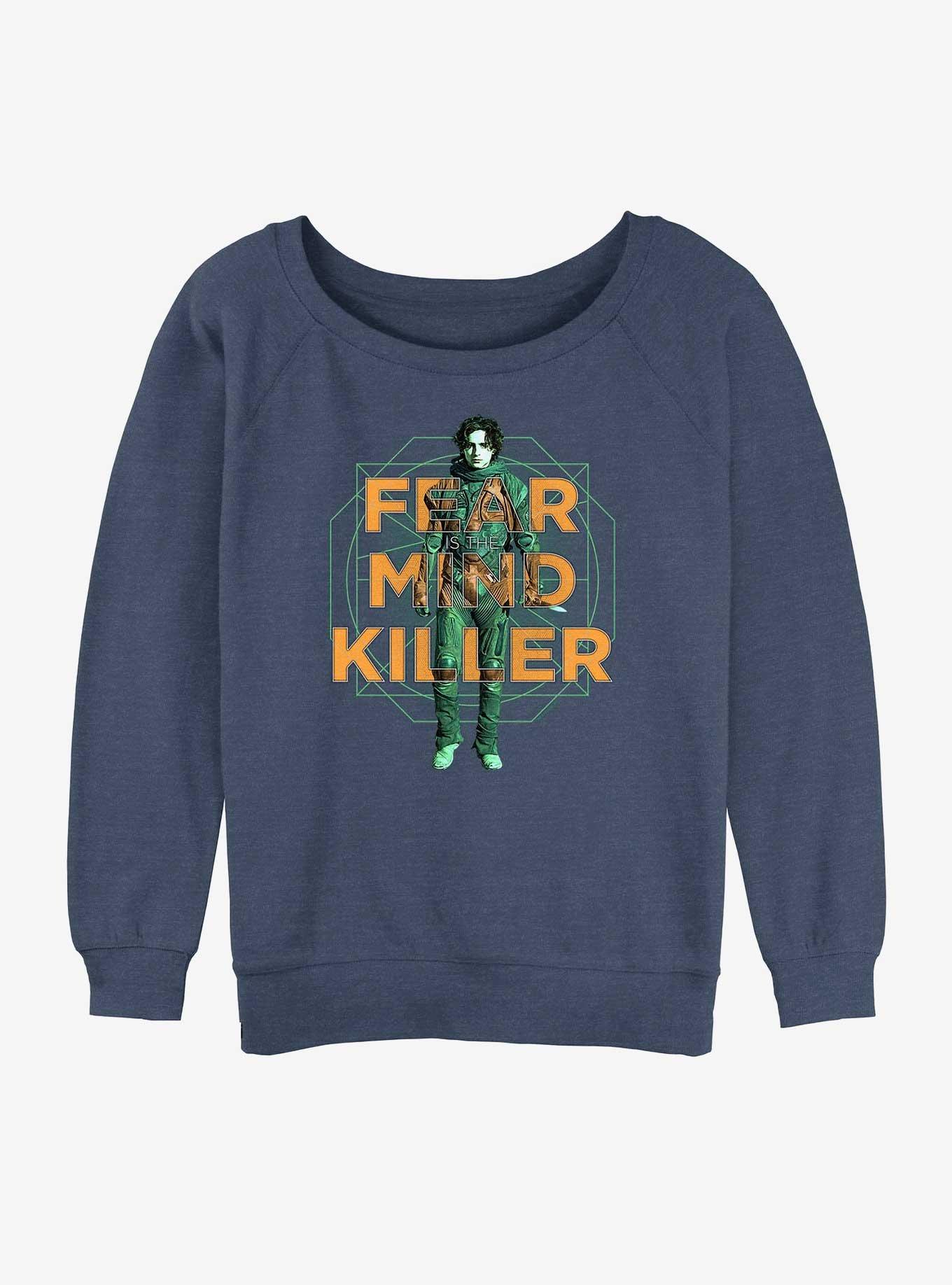 Dune: Part Two Fear Is The Mind Killer Geometric Girls Slouchy Sweatshirt, , hi-res