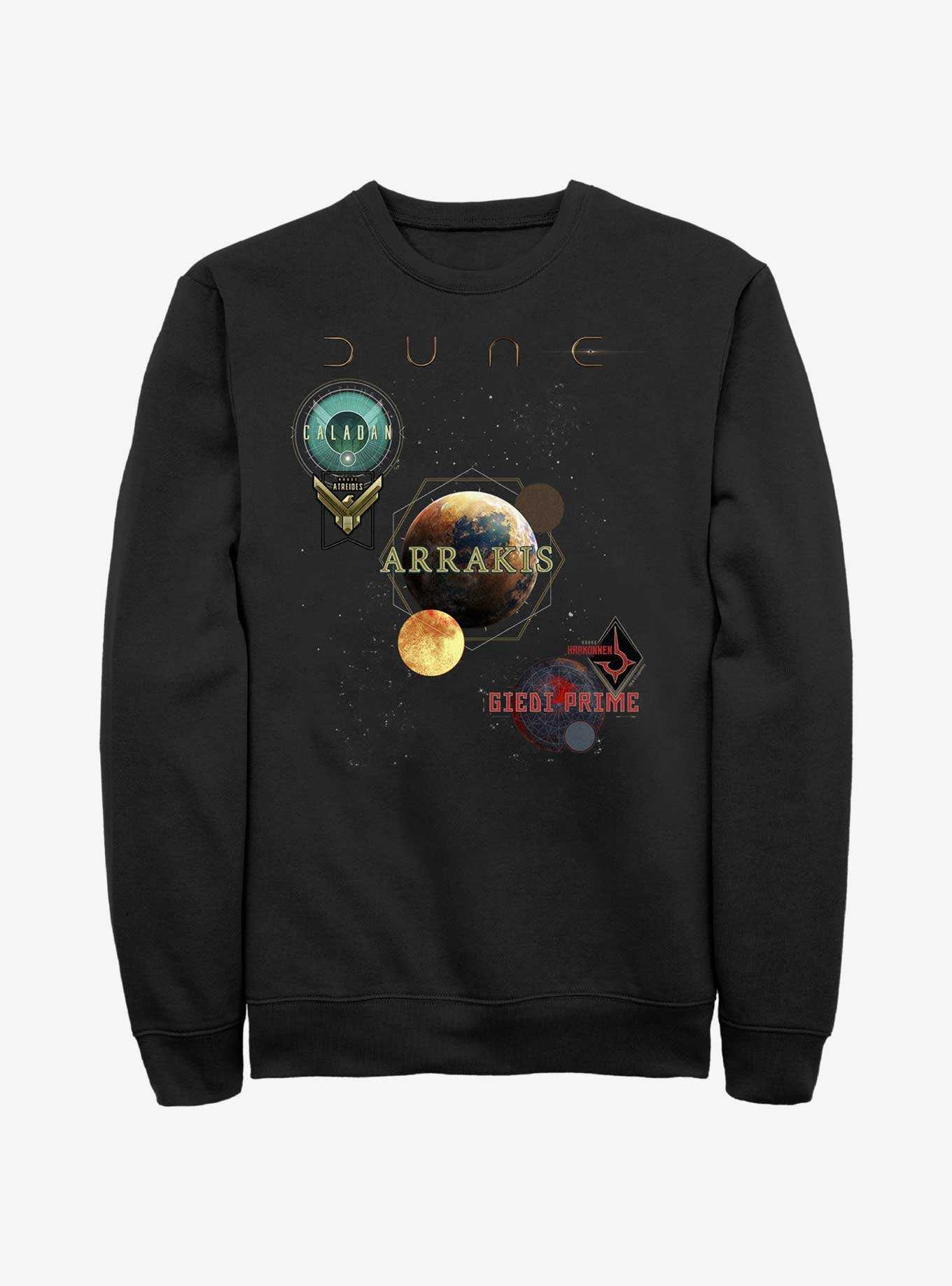 Dune: Part Two Planets Poster Sweatshirt, , hi-res