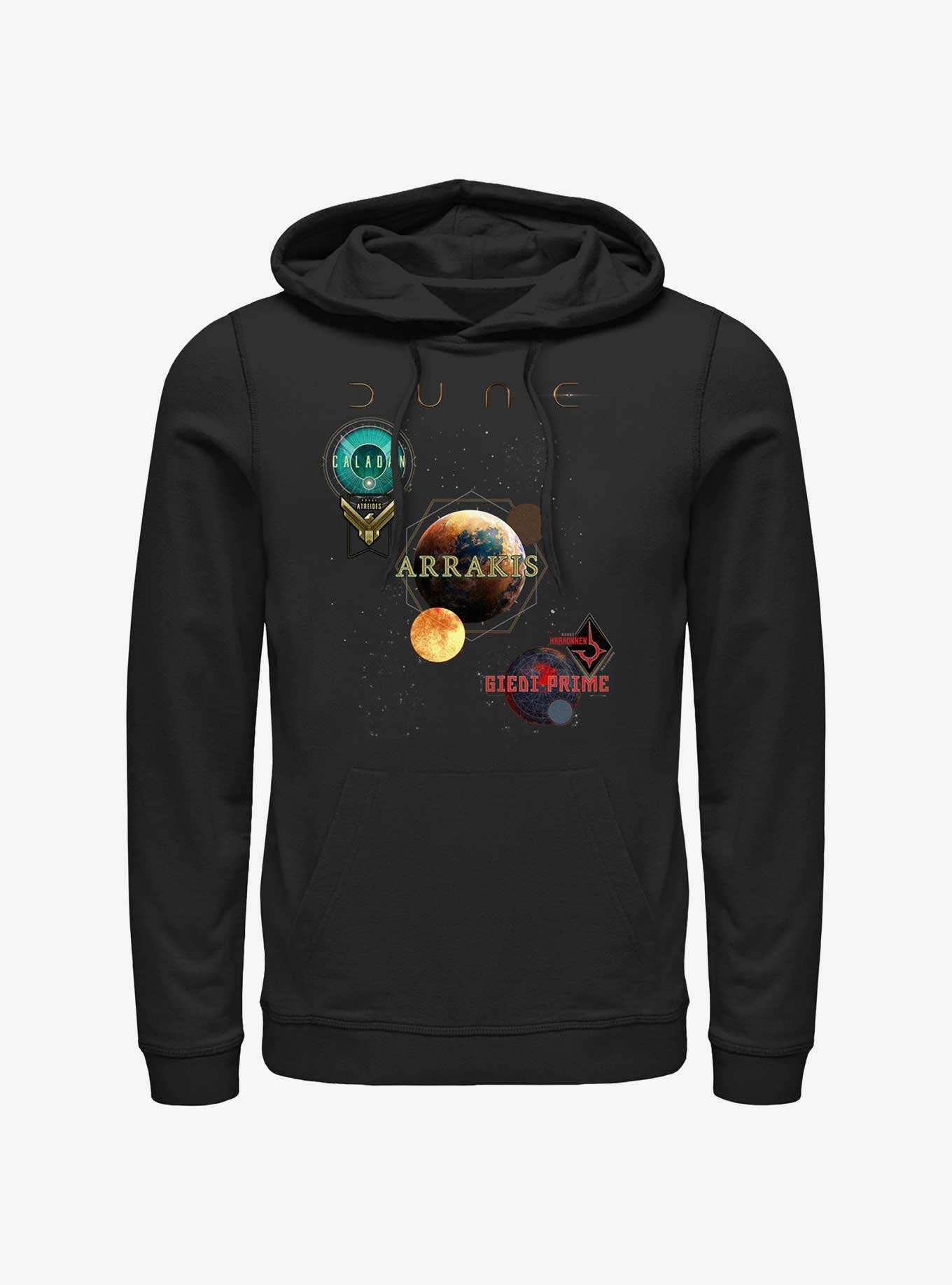 Dune: Part Two Planets Poster Hoodie, , hi-res