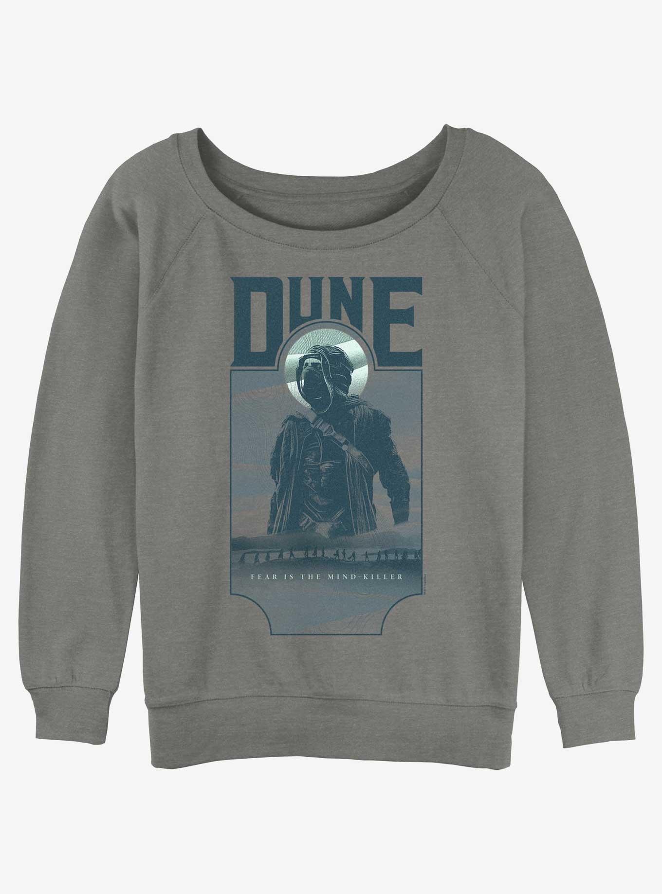 Dune: Part Two Paul Of Arrakis Girls Slouchy Sweatshirt, GRAY HTR, hi-res